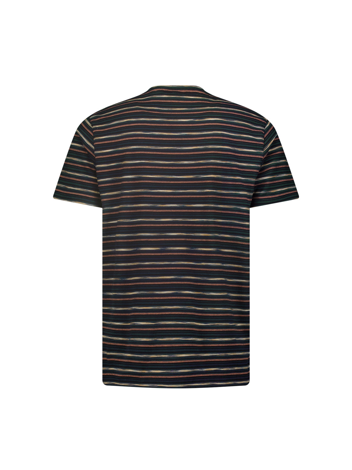 T-Shirt Crewneck Multi Coloured Stripes | Night