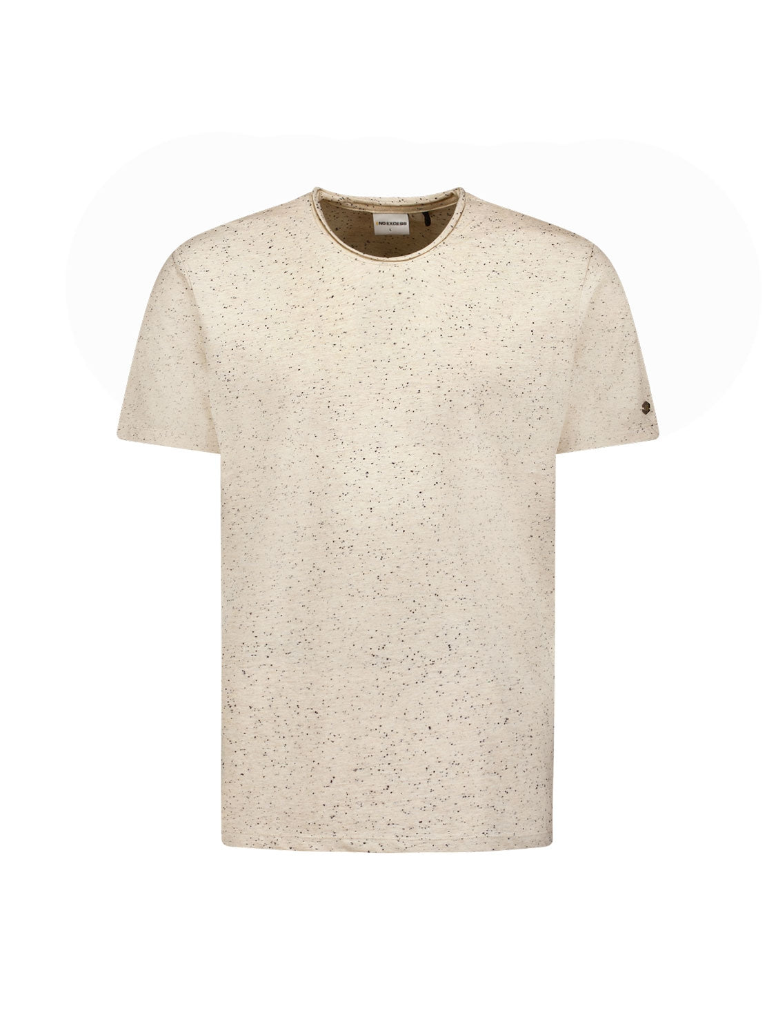 T-Shirt Crewneck Melange | Cream