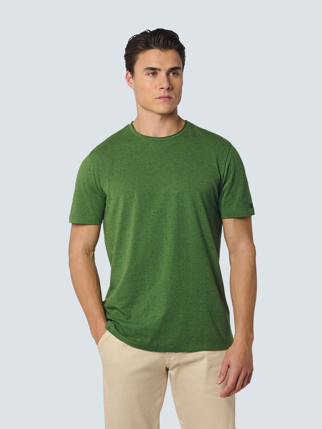T-Shirt Crewneck Melange | Green