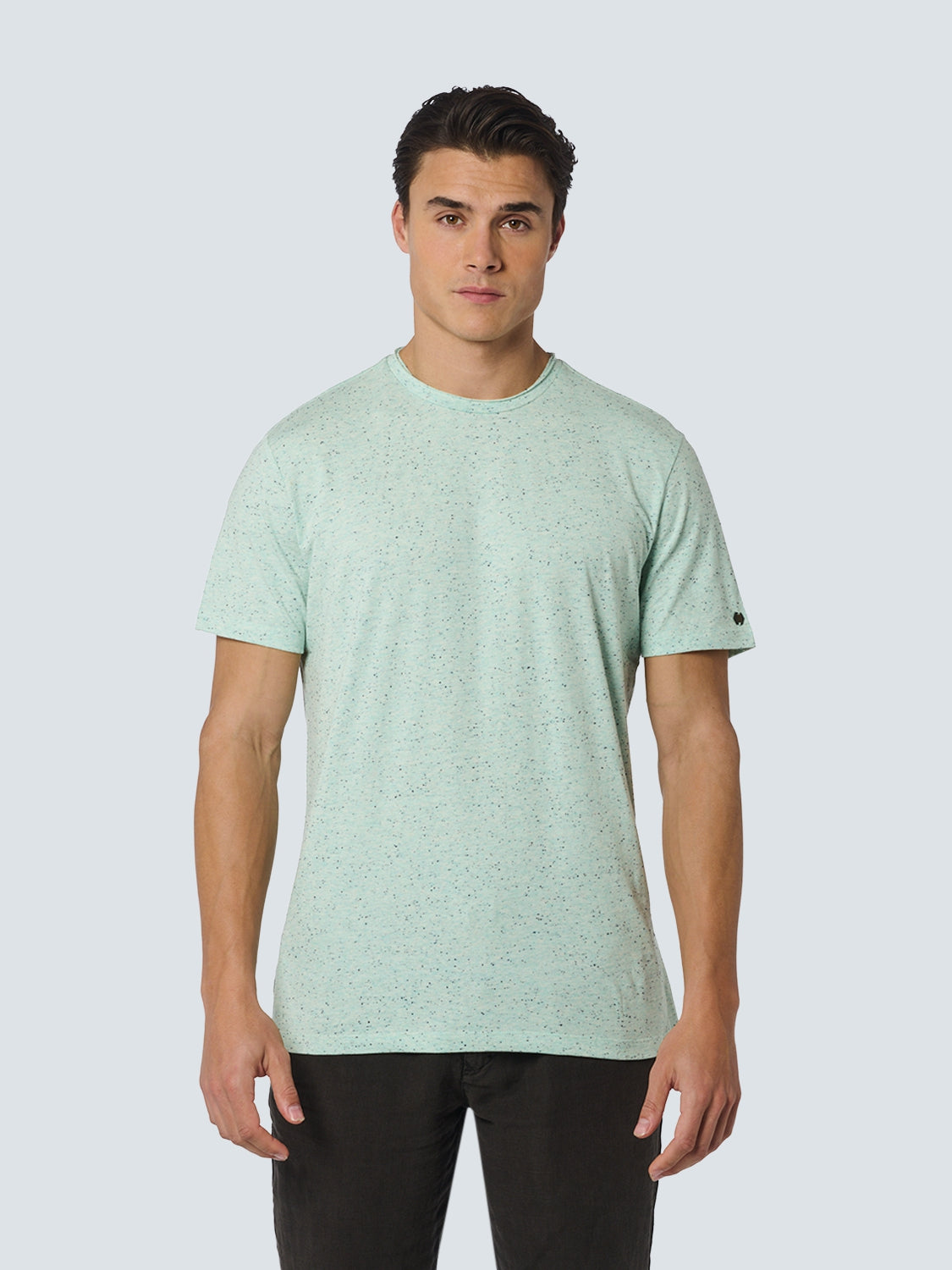 T-Shirt Crewneck Melange | Mint