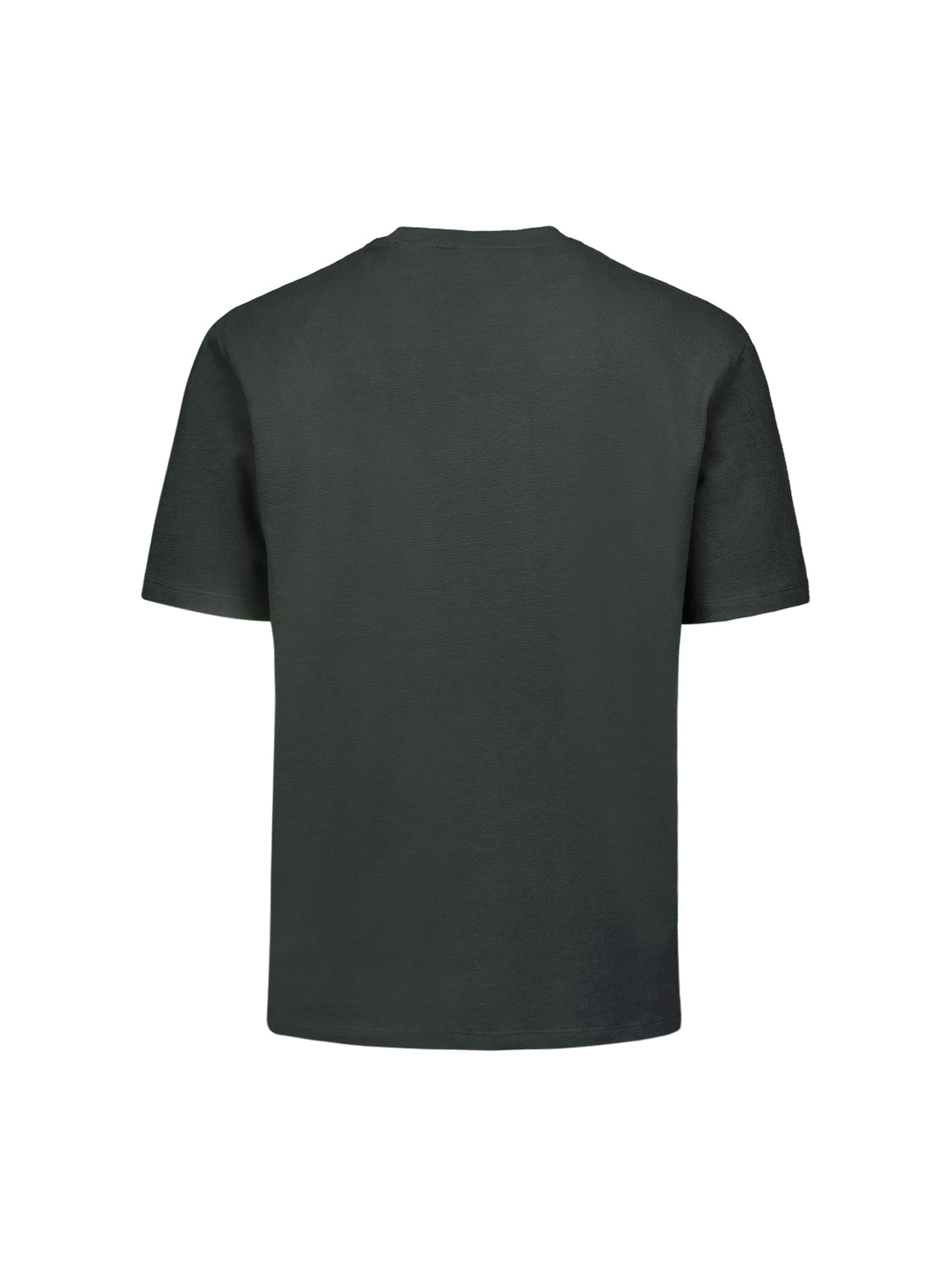 T-Shirt Crewneck Solid Jacquard Slub | Dark Steel