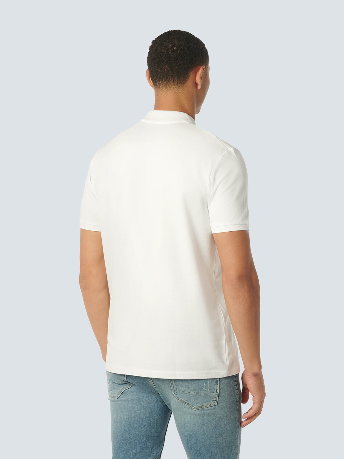 Polo Solid Stretch | White