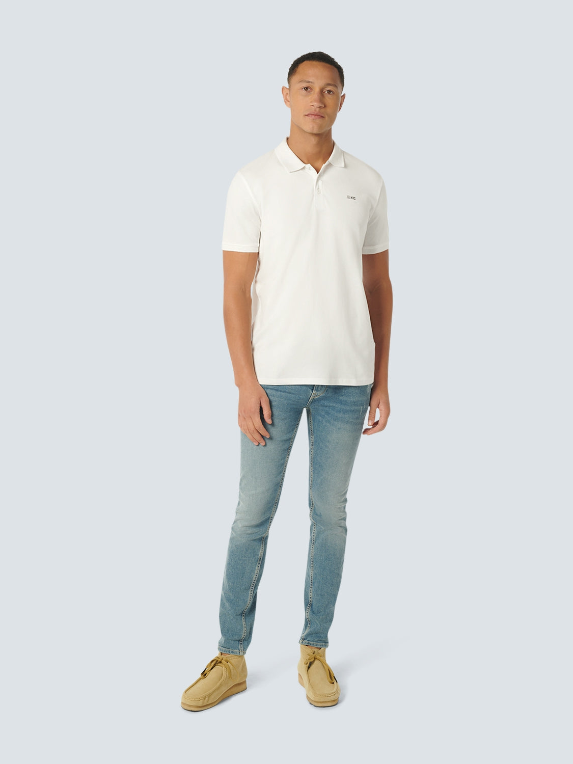 Polo Solid Stretch | White