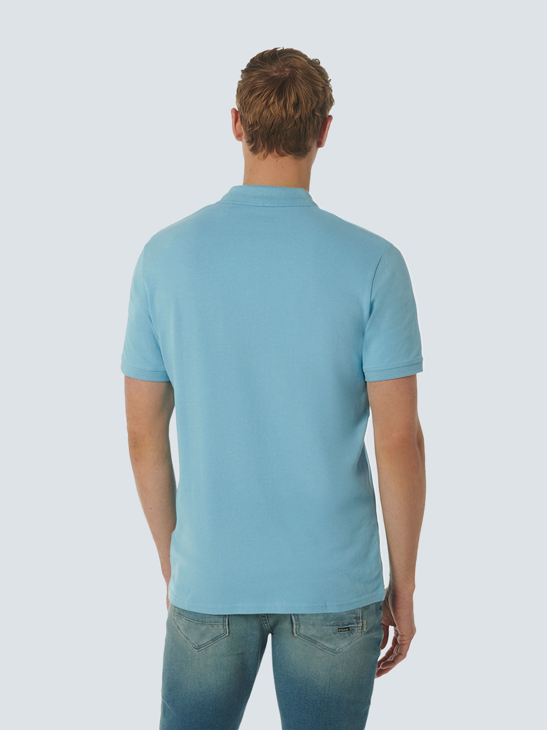 Polo Solid Stretch | Aqua