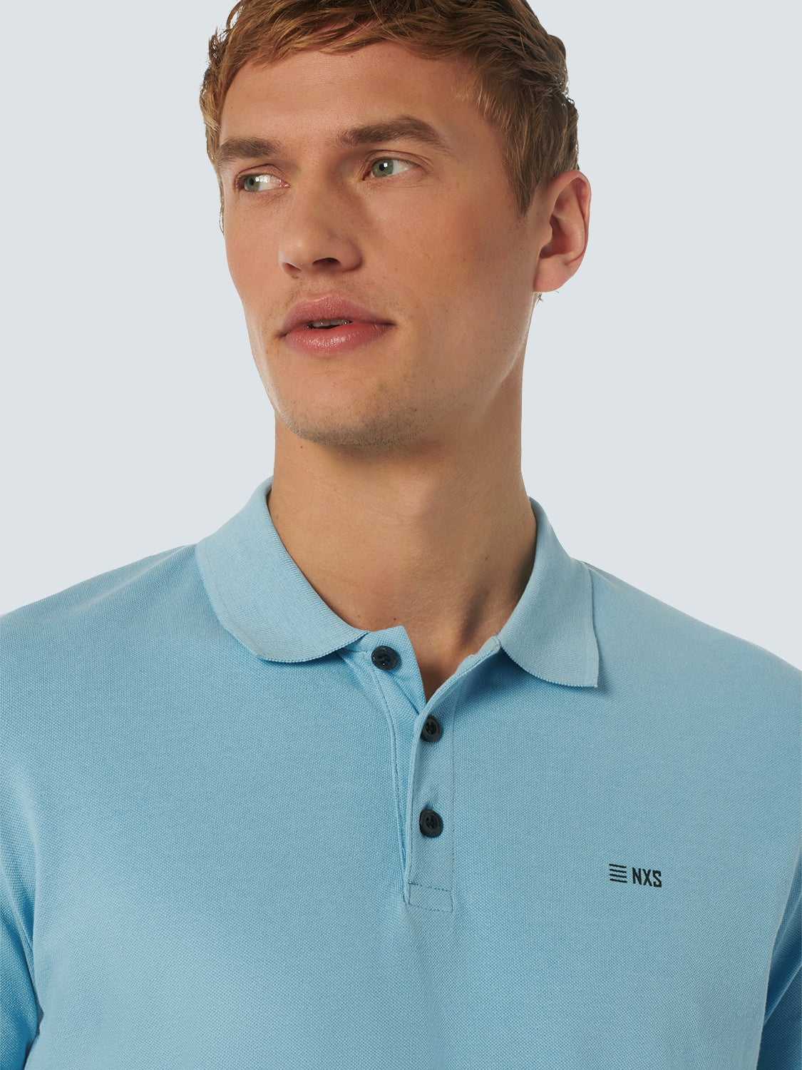 Polo Solid Stretch | Aqua