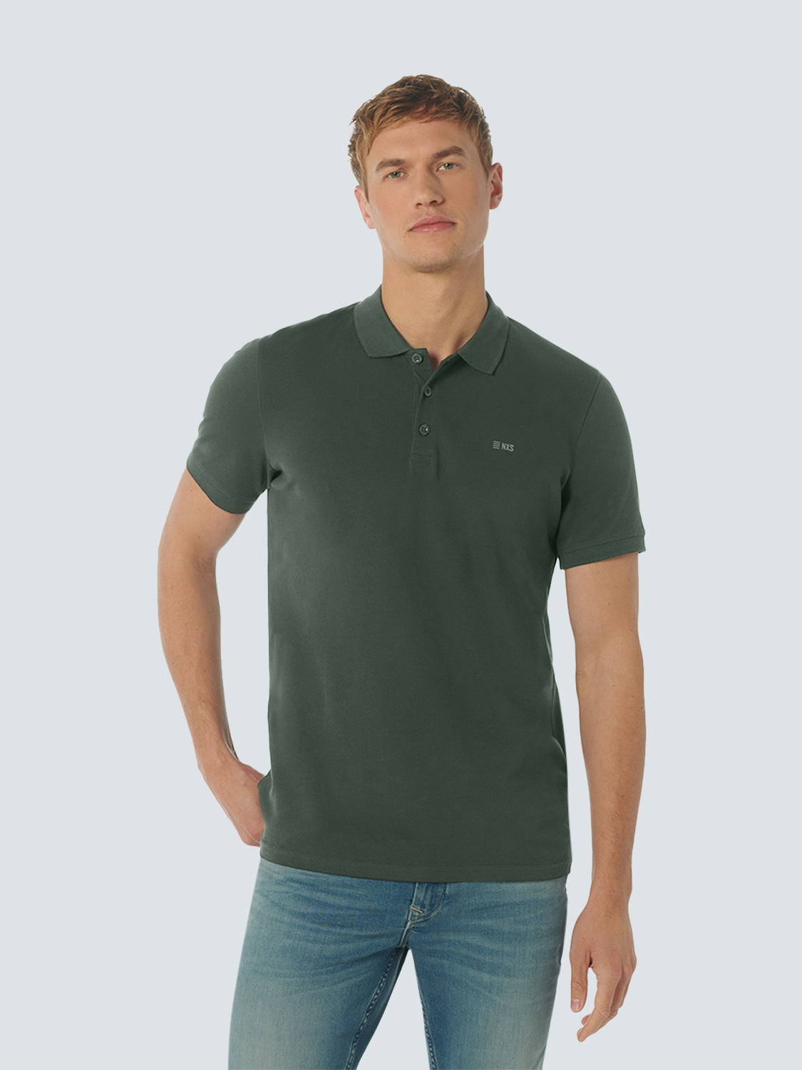 Polo Solid Stretch | Dark Steel