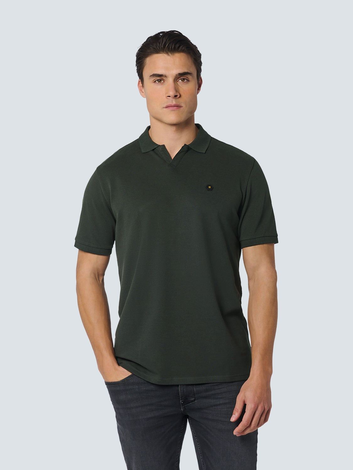 Polo Stretch Solid | Dark Steel