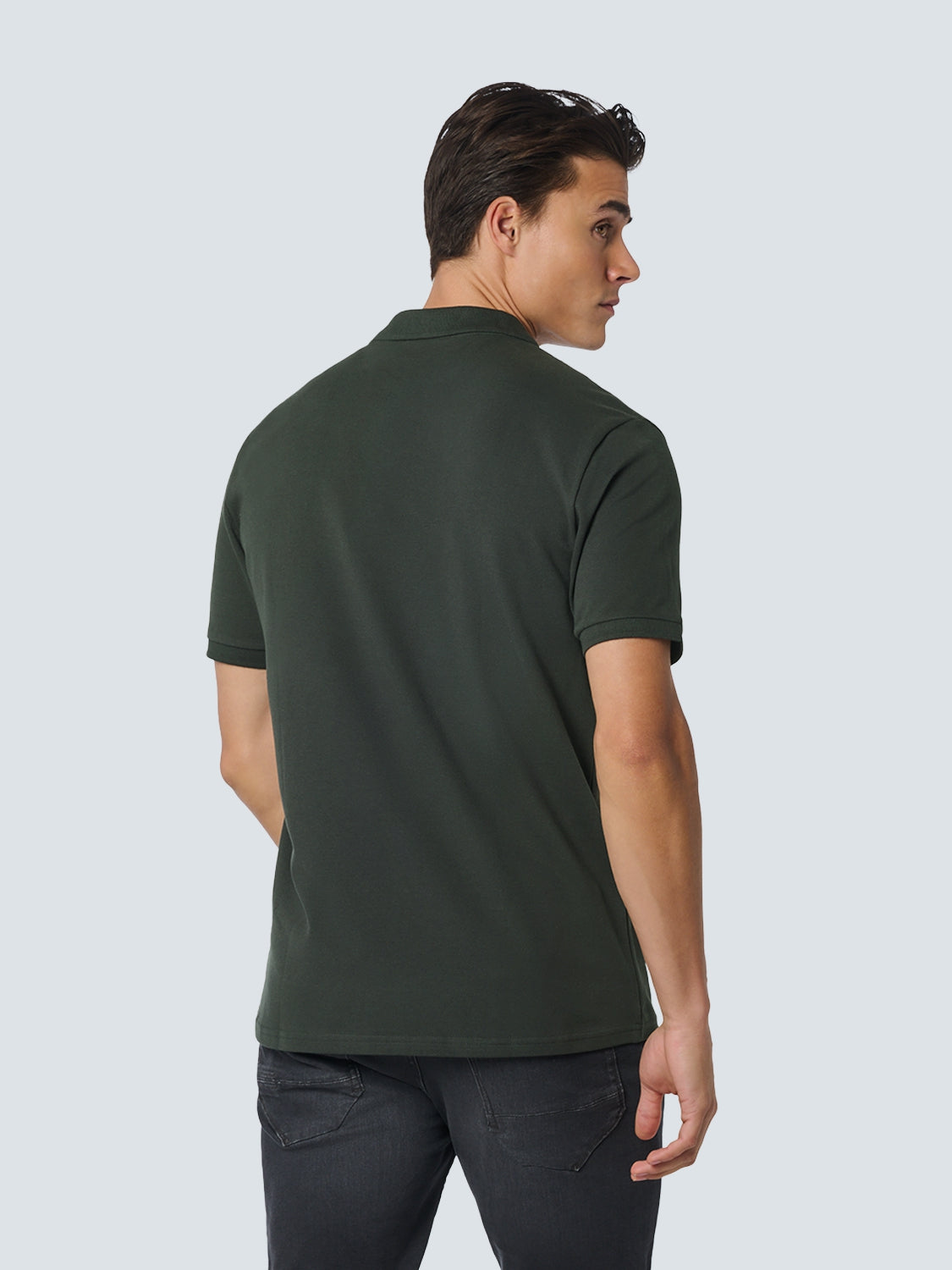 Polo Stretch Solid | Dark Steel