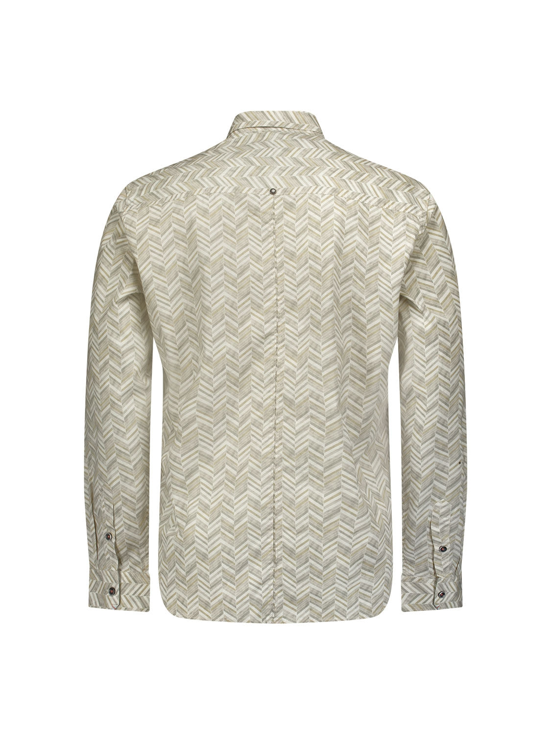 Shirt Stretch Allover Printed | Cream
