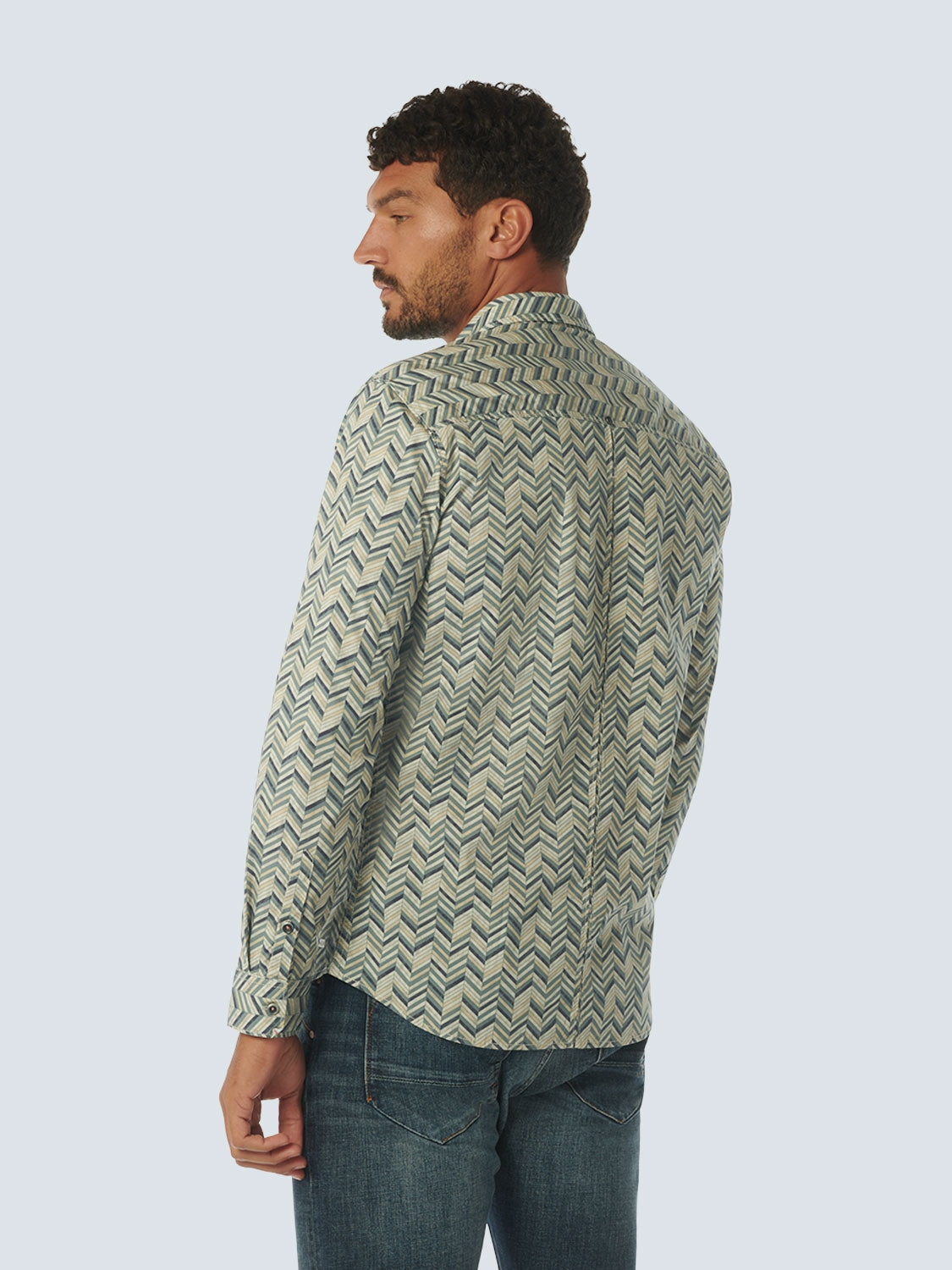 Shirt Stretch Allover Printed | Pacific