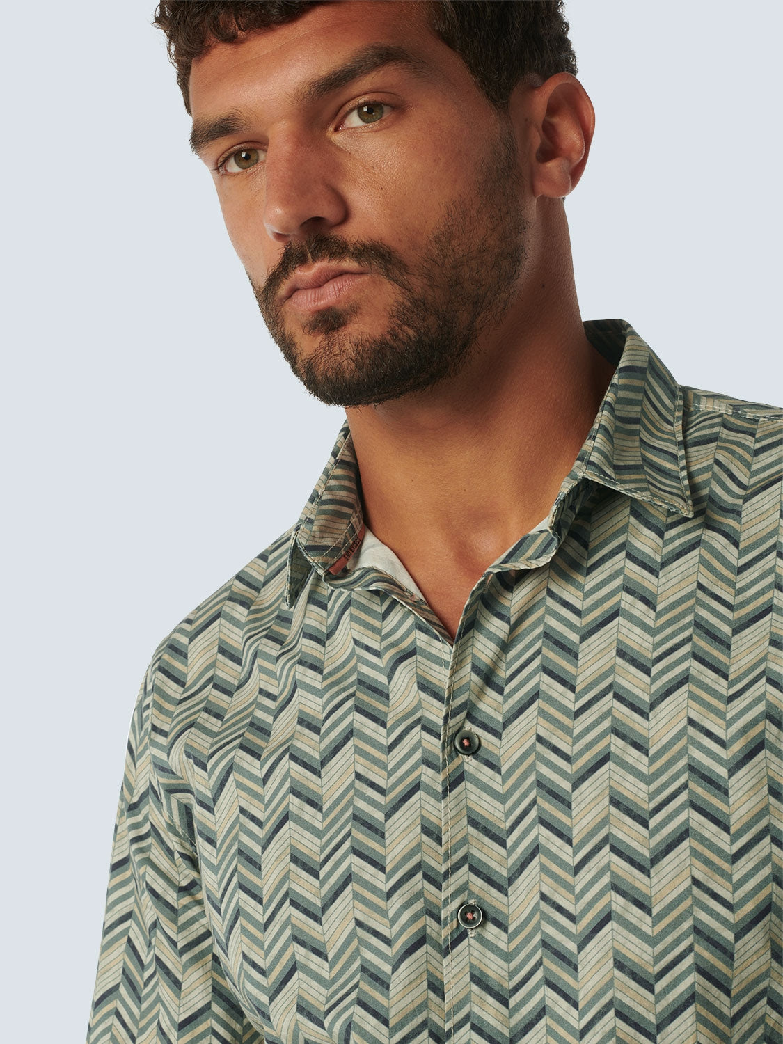 Shirt Stretch Allover Printed | Pacific