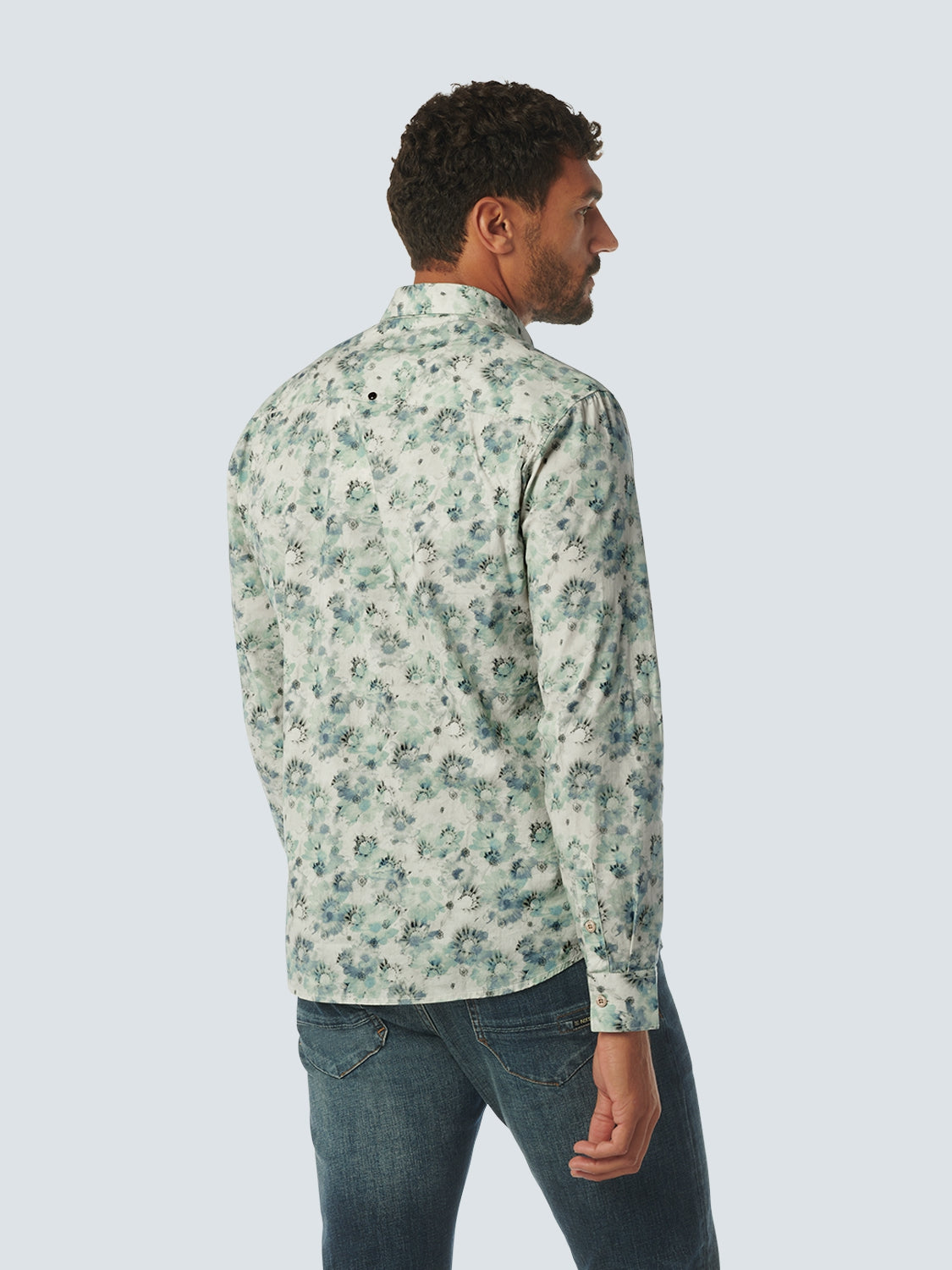 Shirt Stretch Allover Printed | Pacific