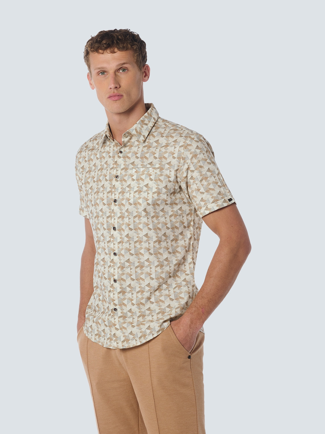 Shirt Short Sleeve Allover Printed | Desert