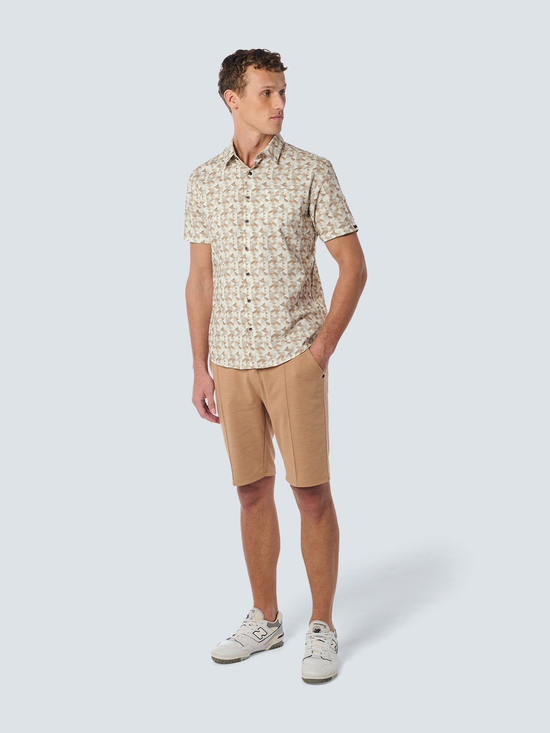 Shirt Short Sleeve Allover Printed | Desert