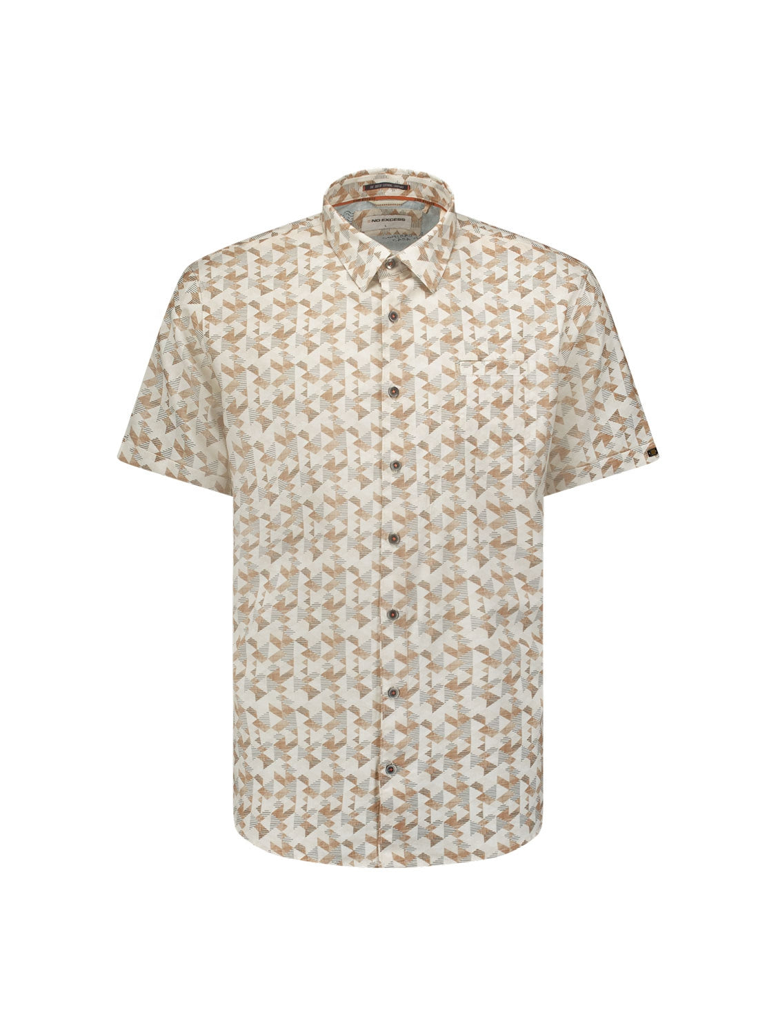 Shirt Short Sleeve Allover Printed | Desert