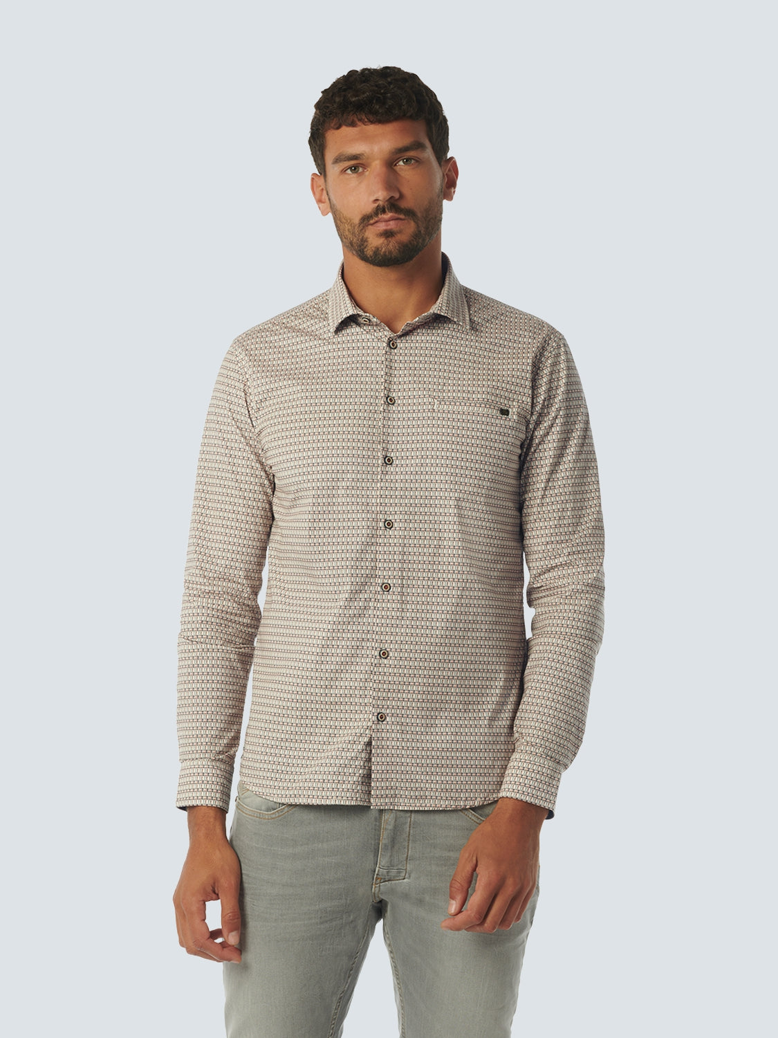 Shirt Stretch Allover Printed | Melon