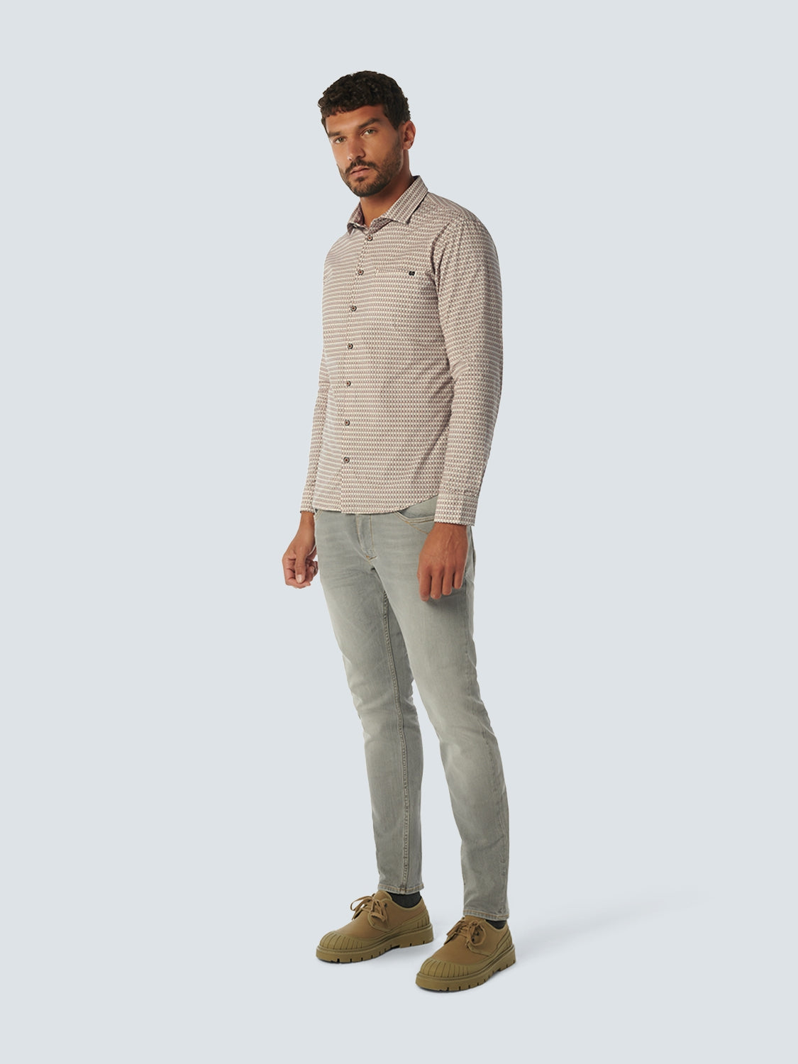 Shirt Stretch Allover Printed | Melon