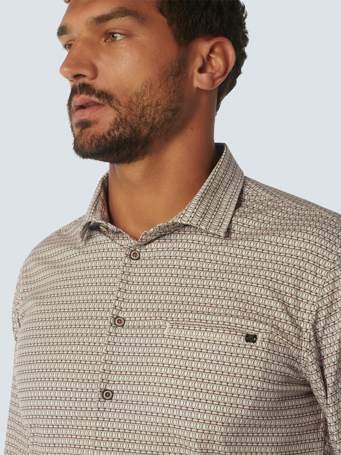 Shirt Stretch Allover Printed | Melon