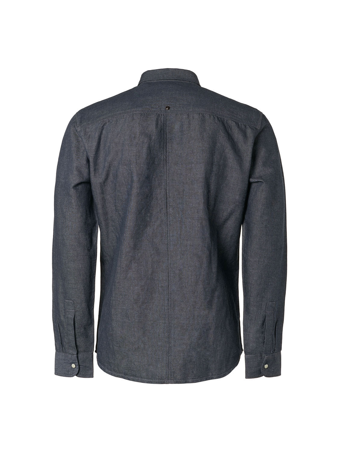 Shirt Denim Look With Linen | Indigo