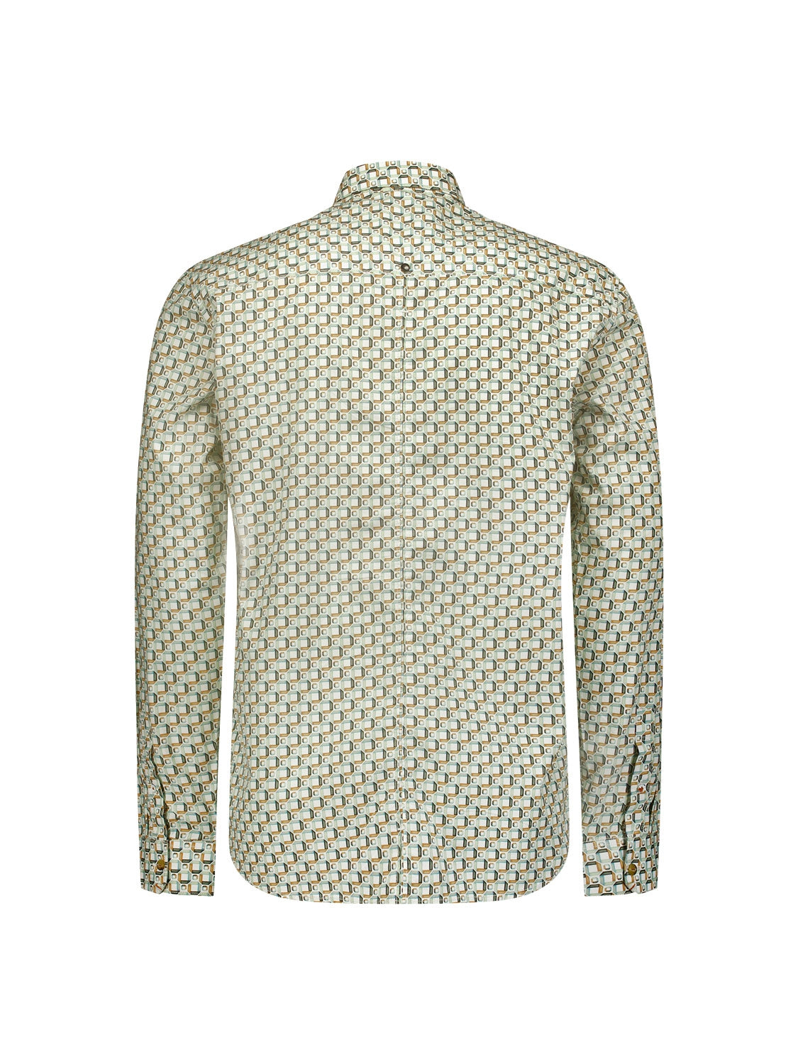 Shirt Stretch Allover Printed | Mint