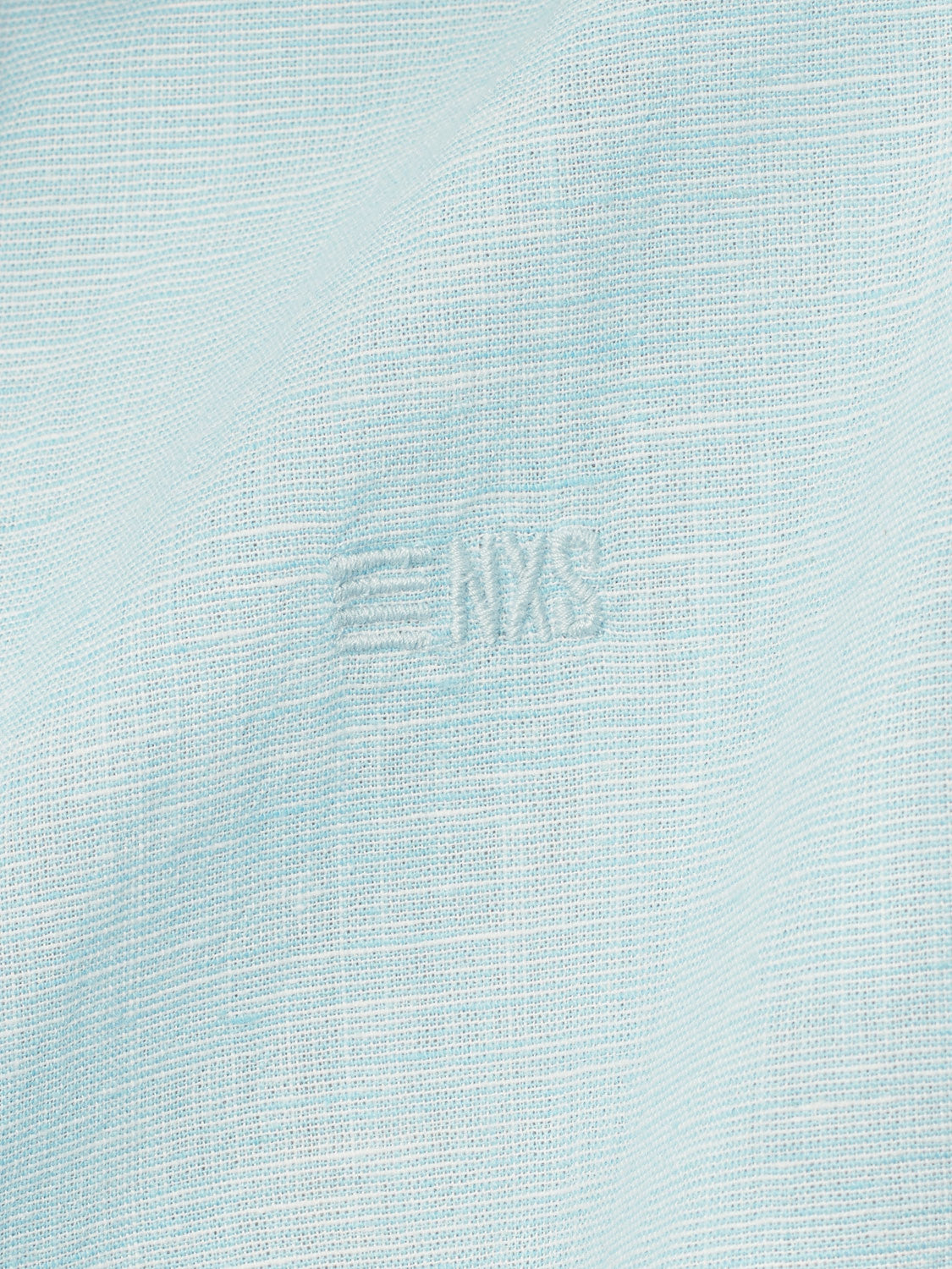 Shirt 2 Coloured With Linen | Aqua