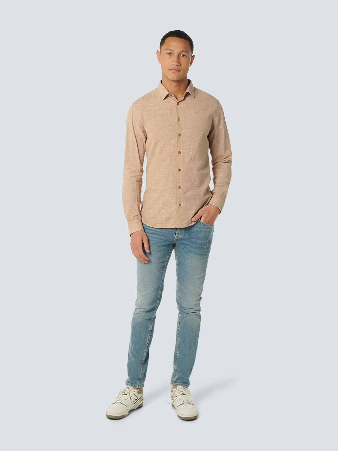 Shirt 2 Coloured With Linen | Desert