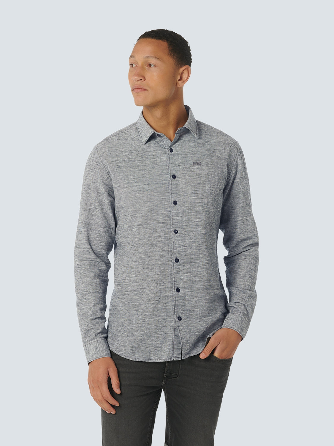 Shirt 2 Coloured With Linen | Night