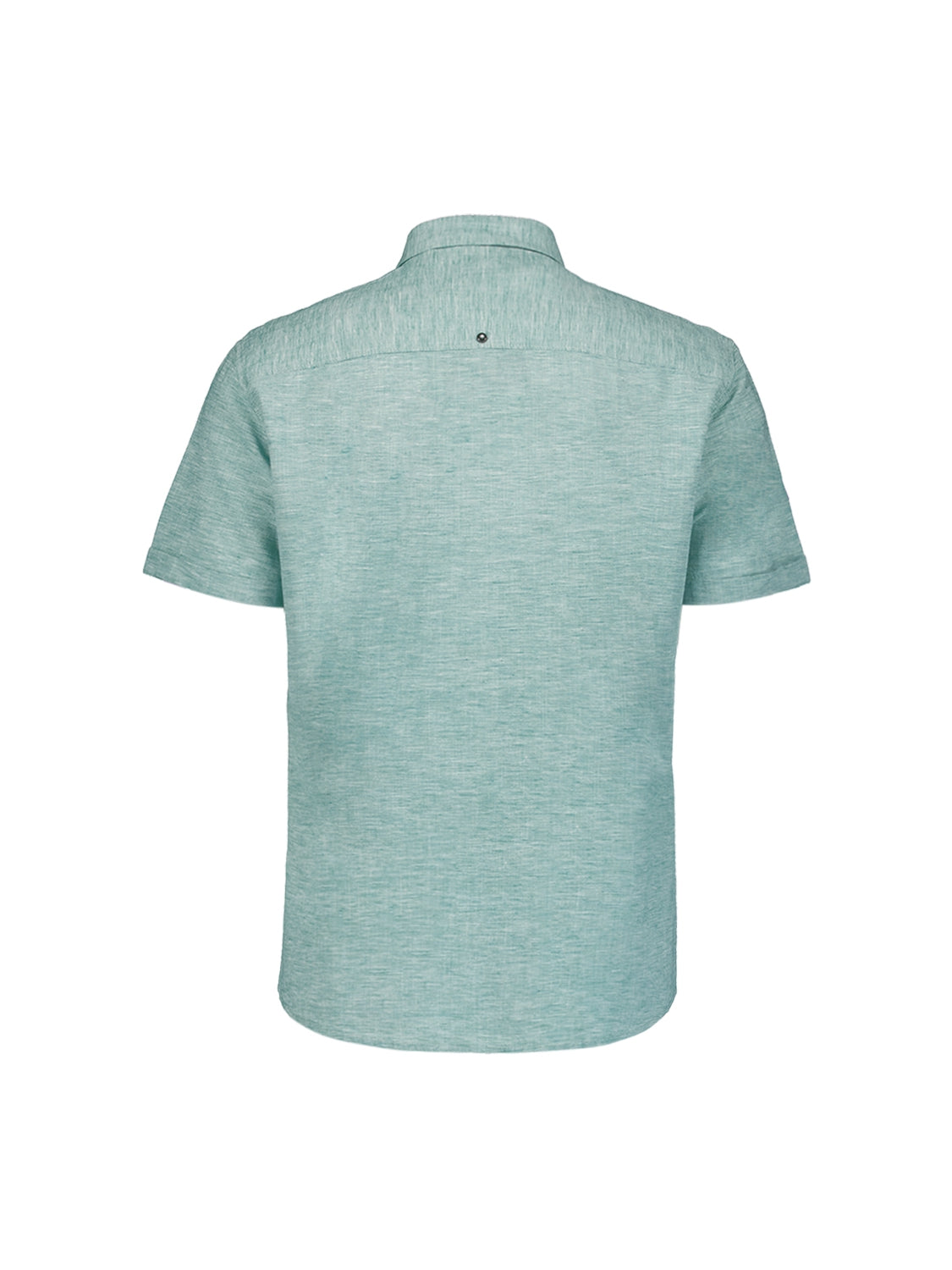 Shirt Short Sleeve 2 Coloured Melange With Linen | Pacific
