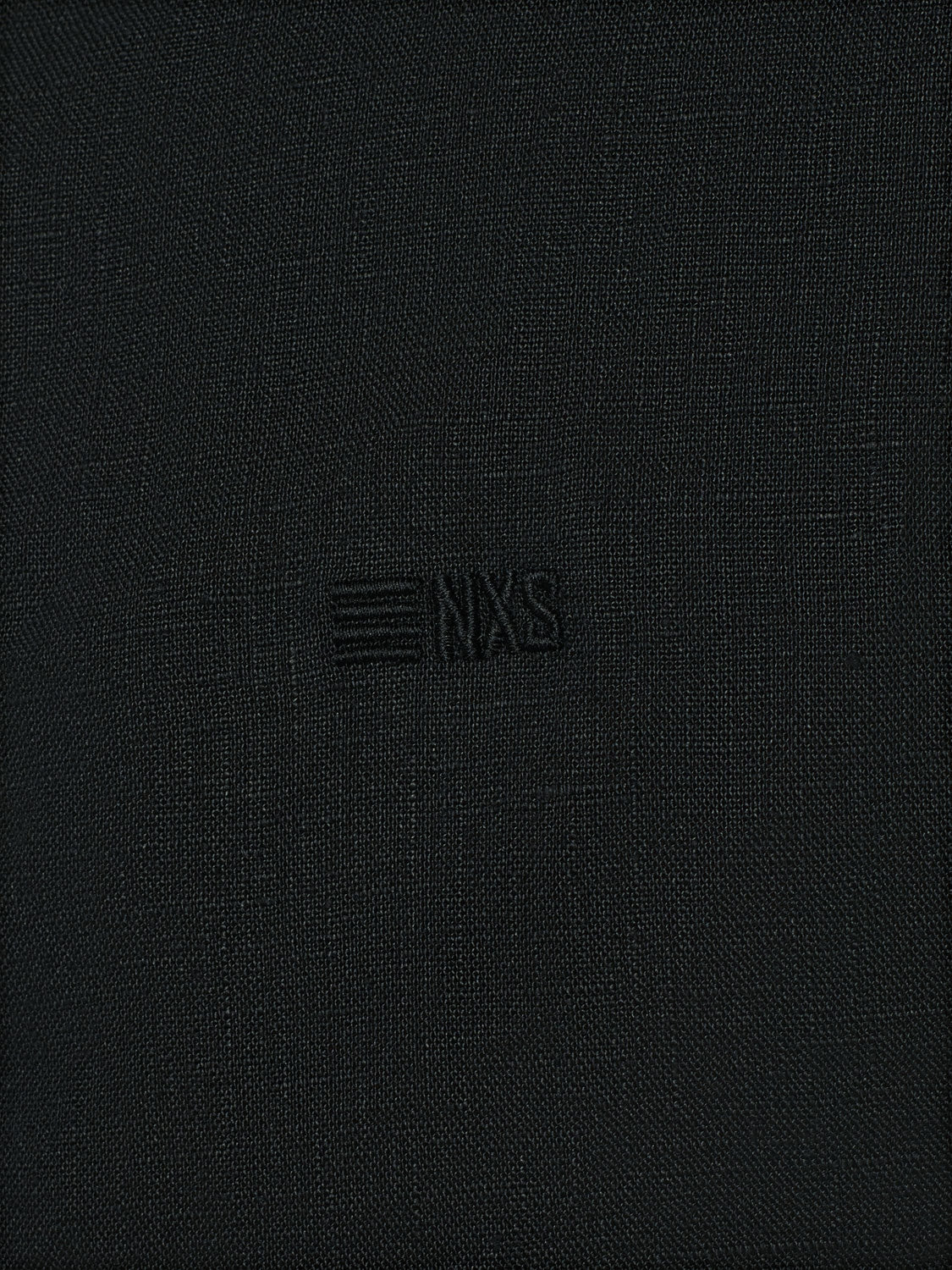 Shirt Linen Solid | Black