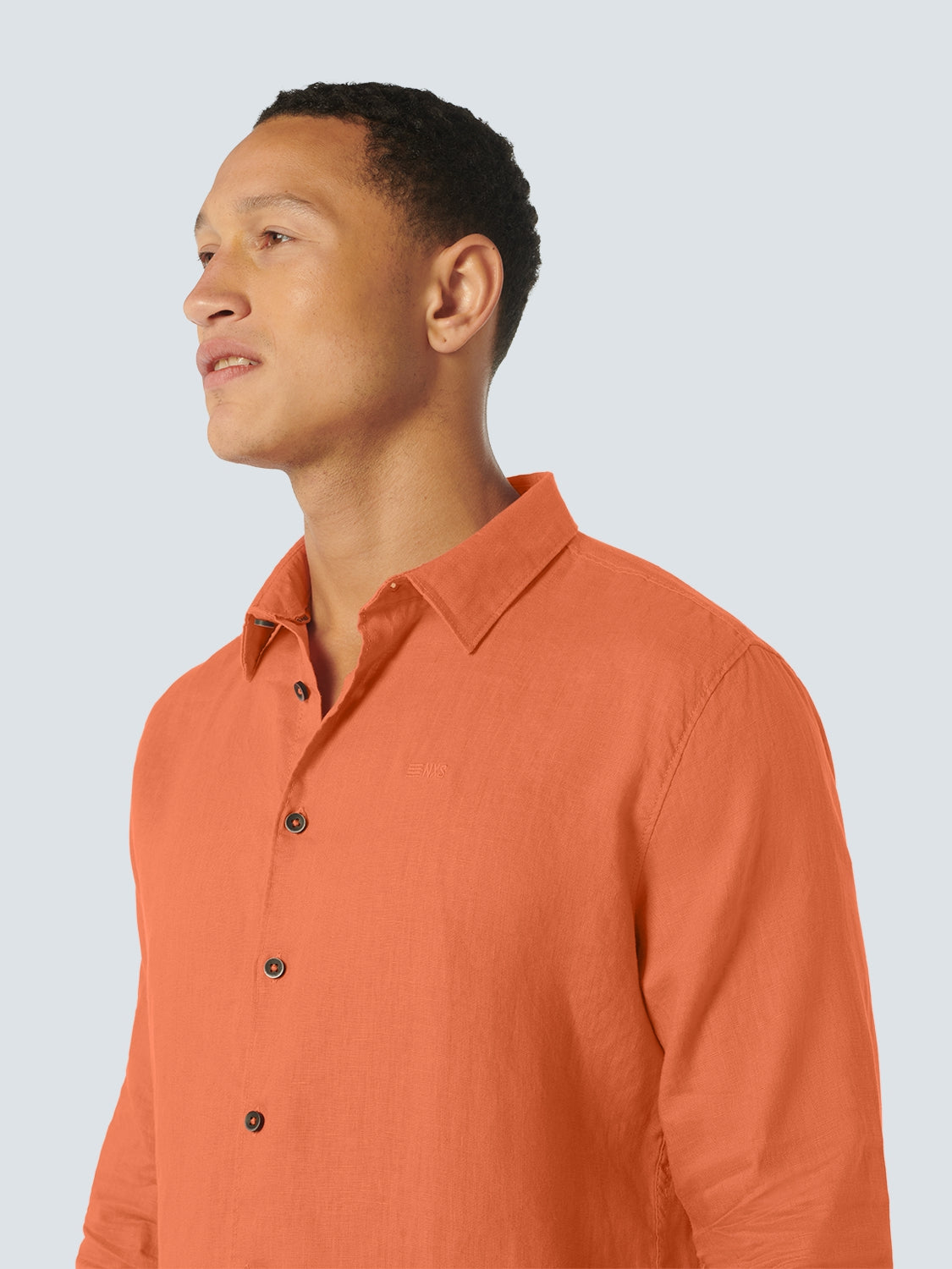 Shirt Linen Solid | Melon