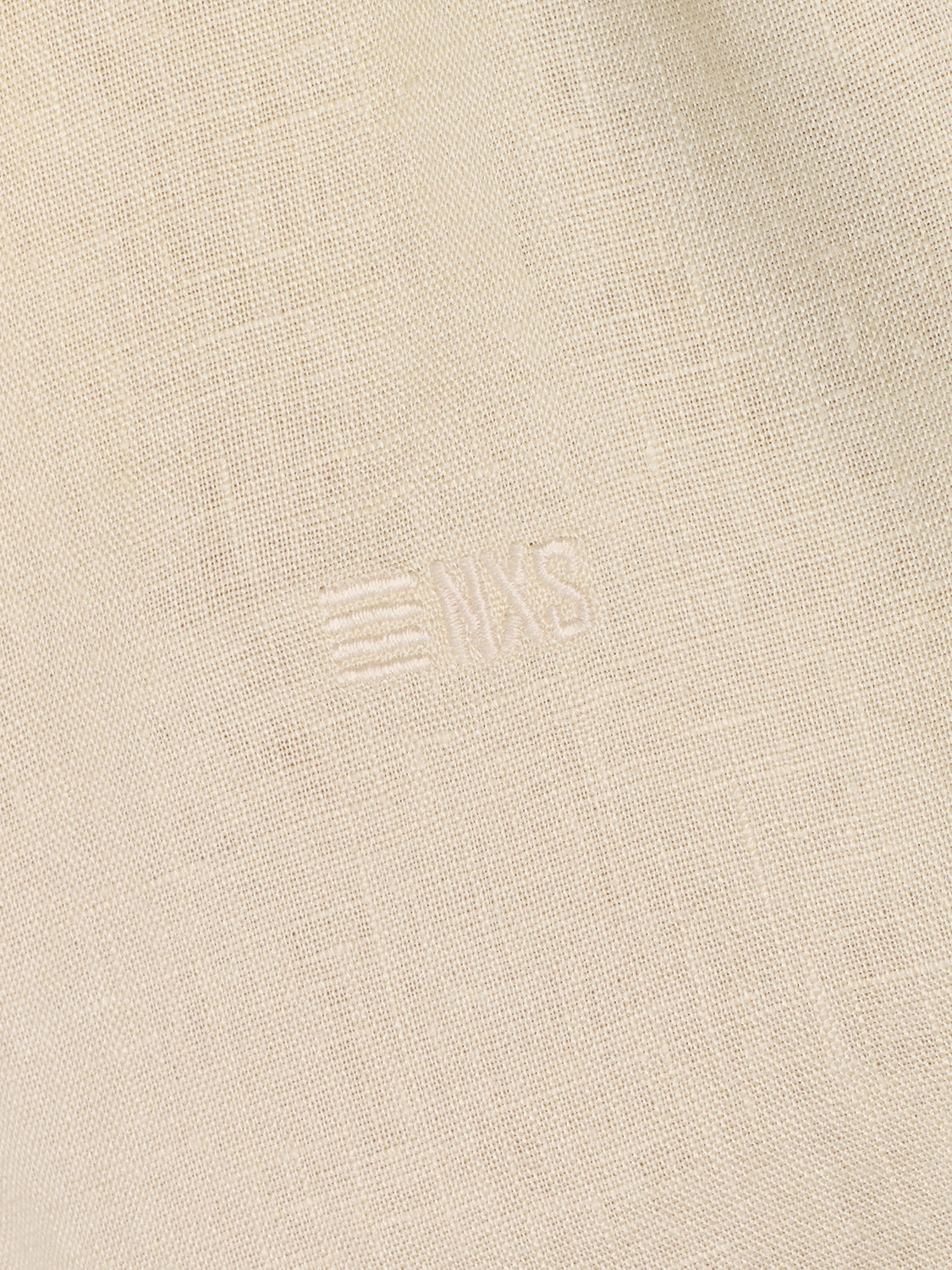 Shirt Granddad Linen Solid | Cement