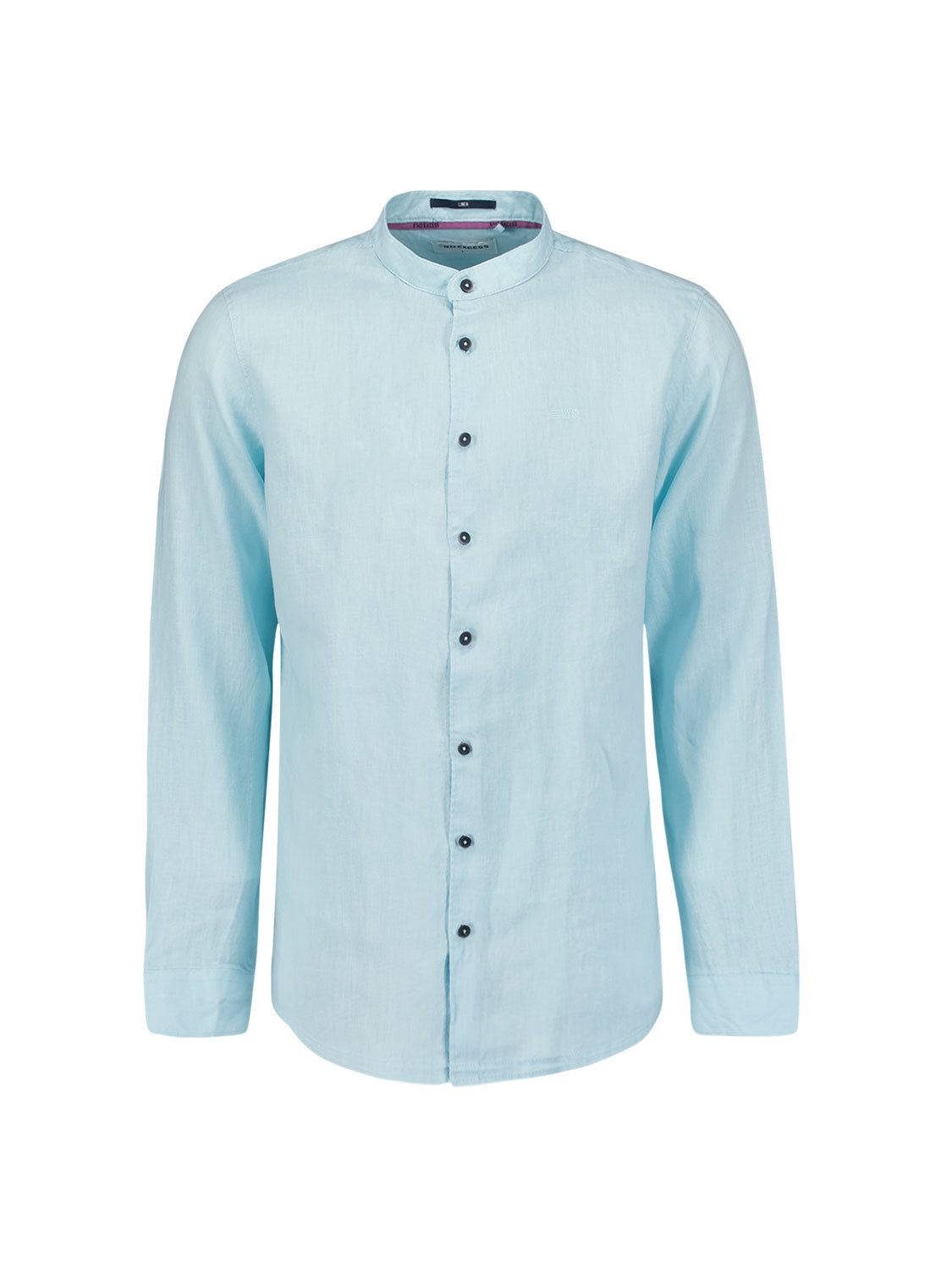 Shirt Granddad Linen Solid | Ice
