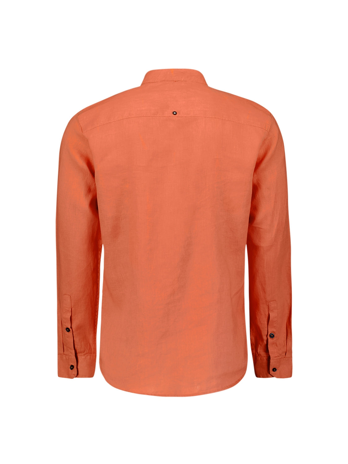 Shirt Granddad Linen Solid | Melon