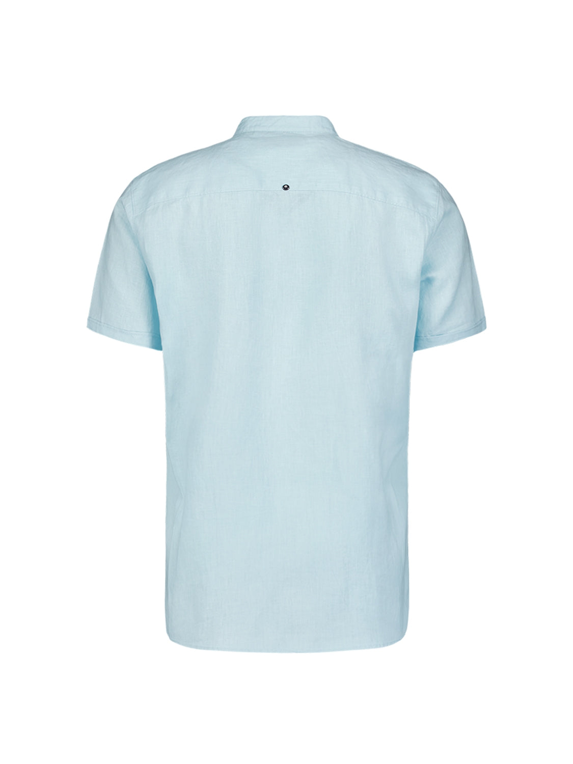 Shirt Short Sleeve Granddad Linen Solid | Ice