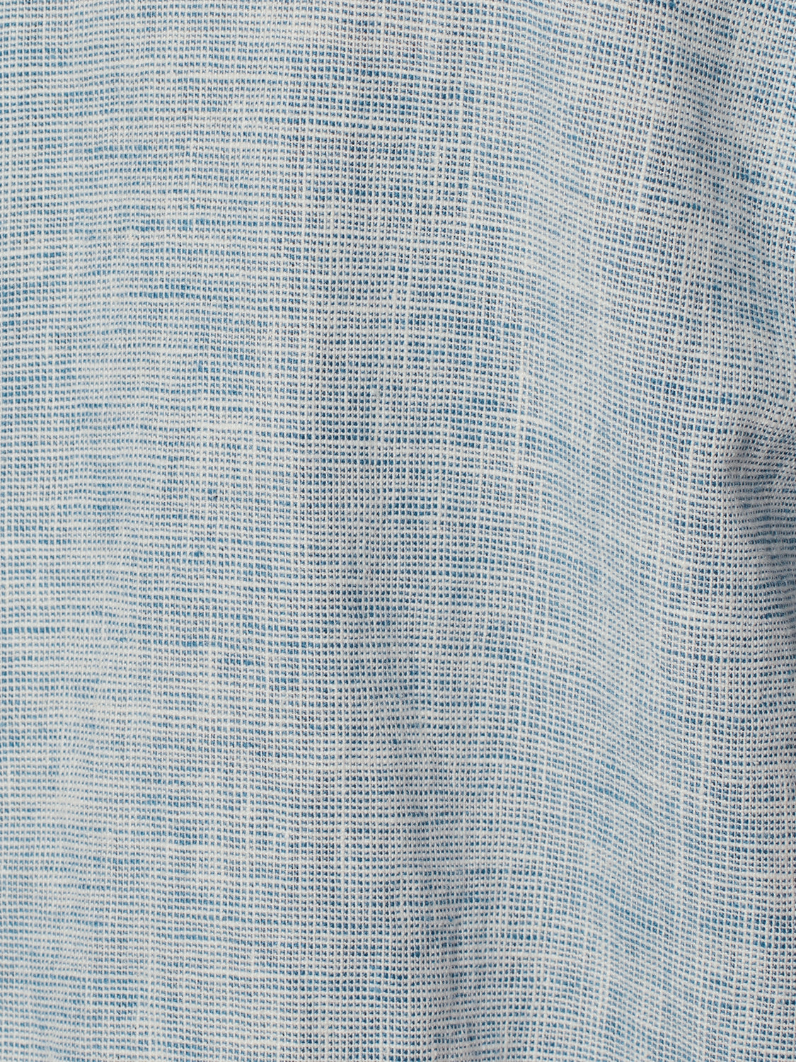 Shirt Short Sleeve Resort Collar 2 Coloured With Linen | Light Blue