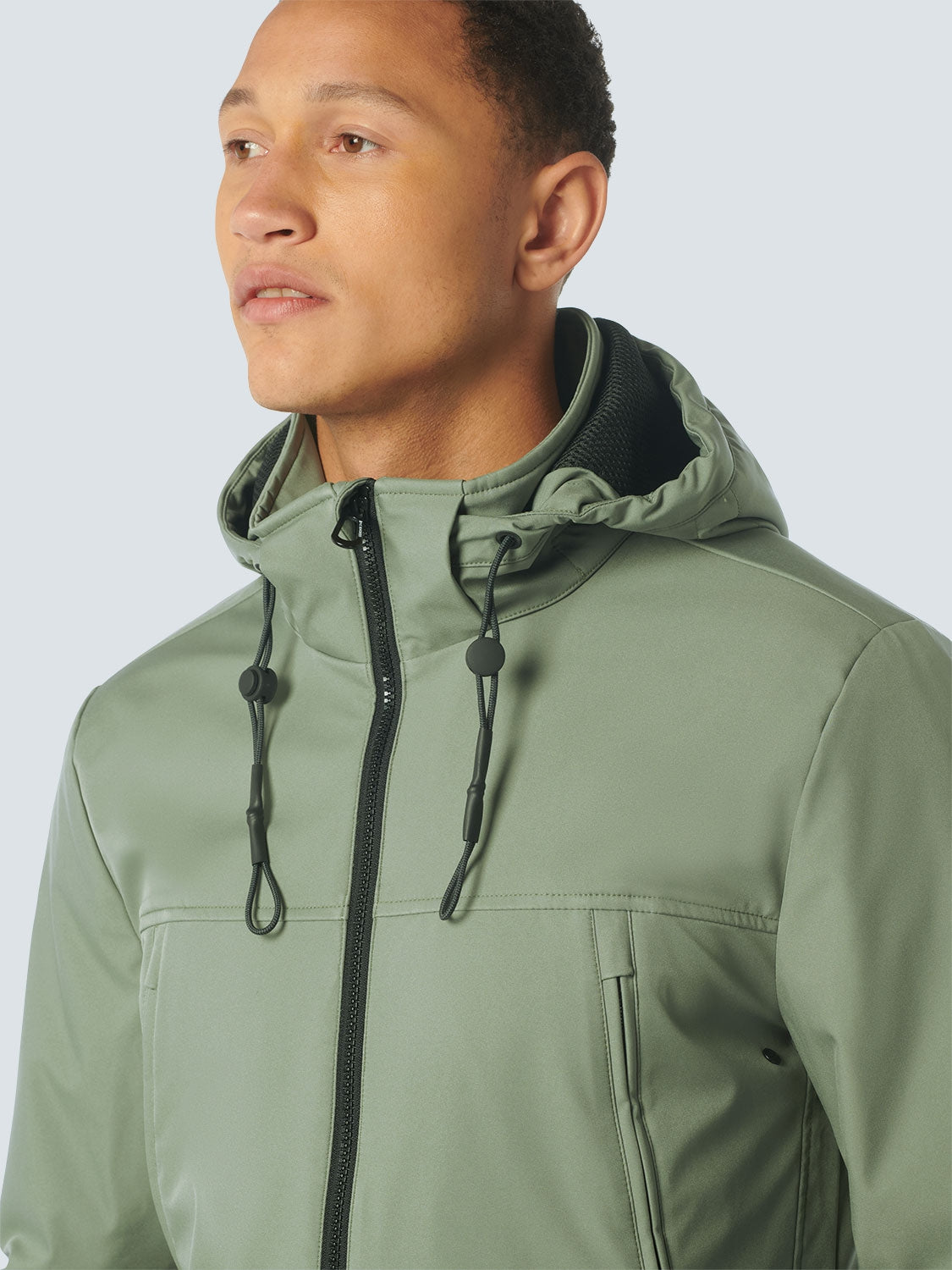 Jacket Mid Long Hooded | Light Army