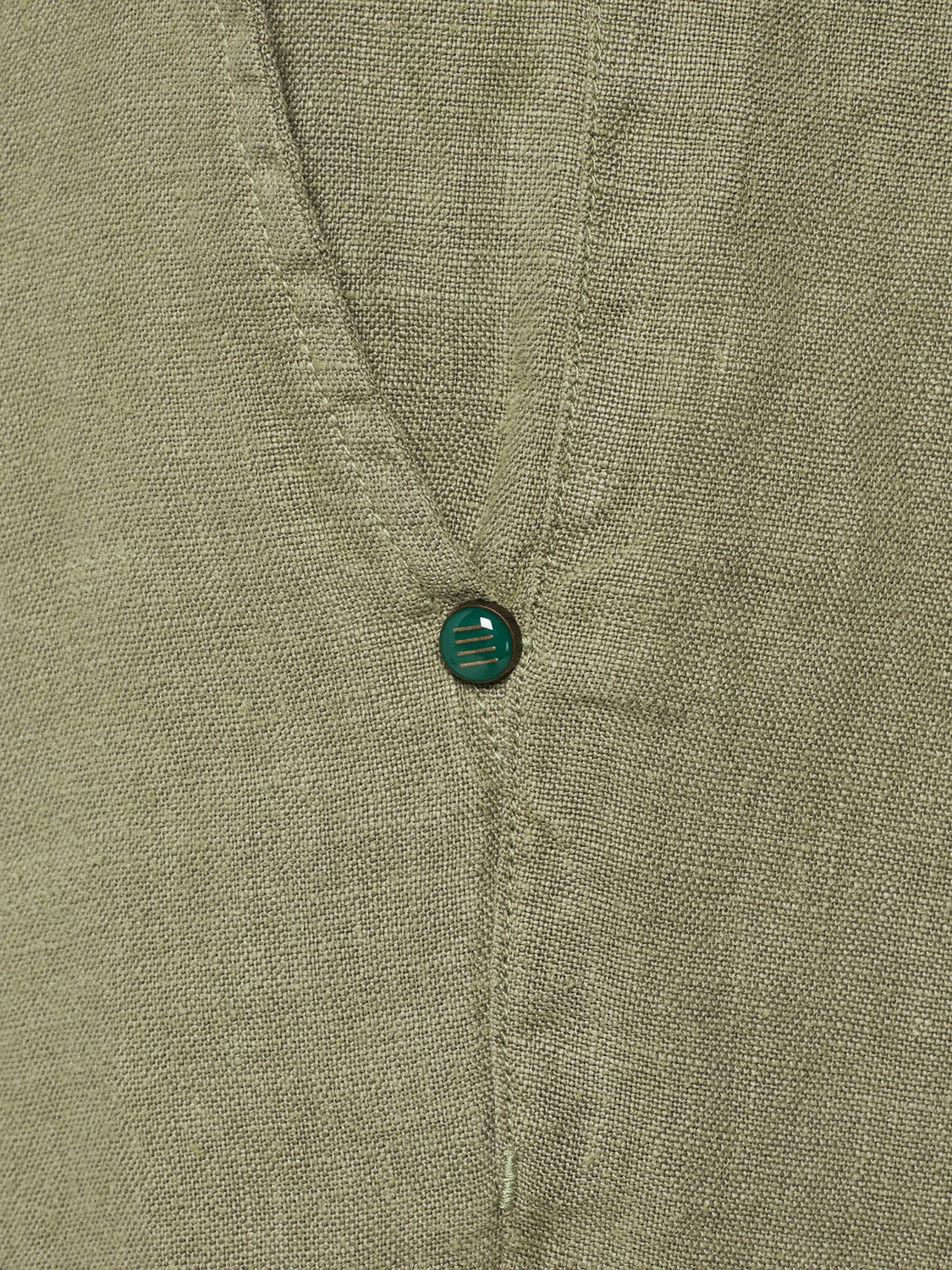 Pants Linen Garment Dyed | Smoke