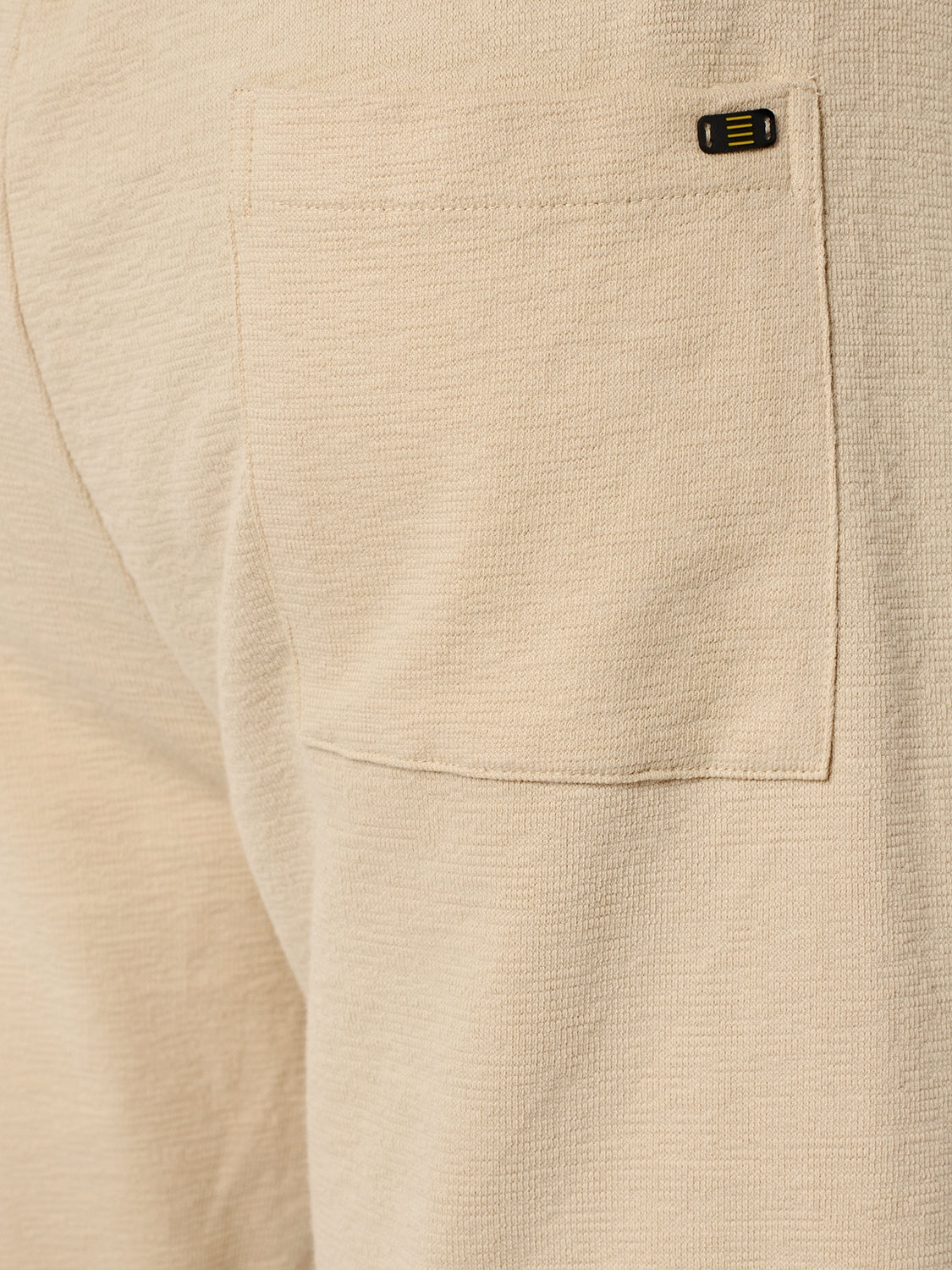 Short Jersey Solid Jacquard Slub | Cement