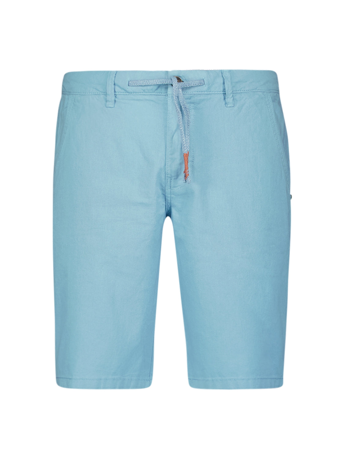 Short With Linen Garment Dyed | Aqua