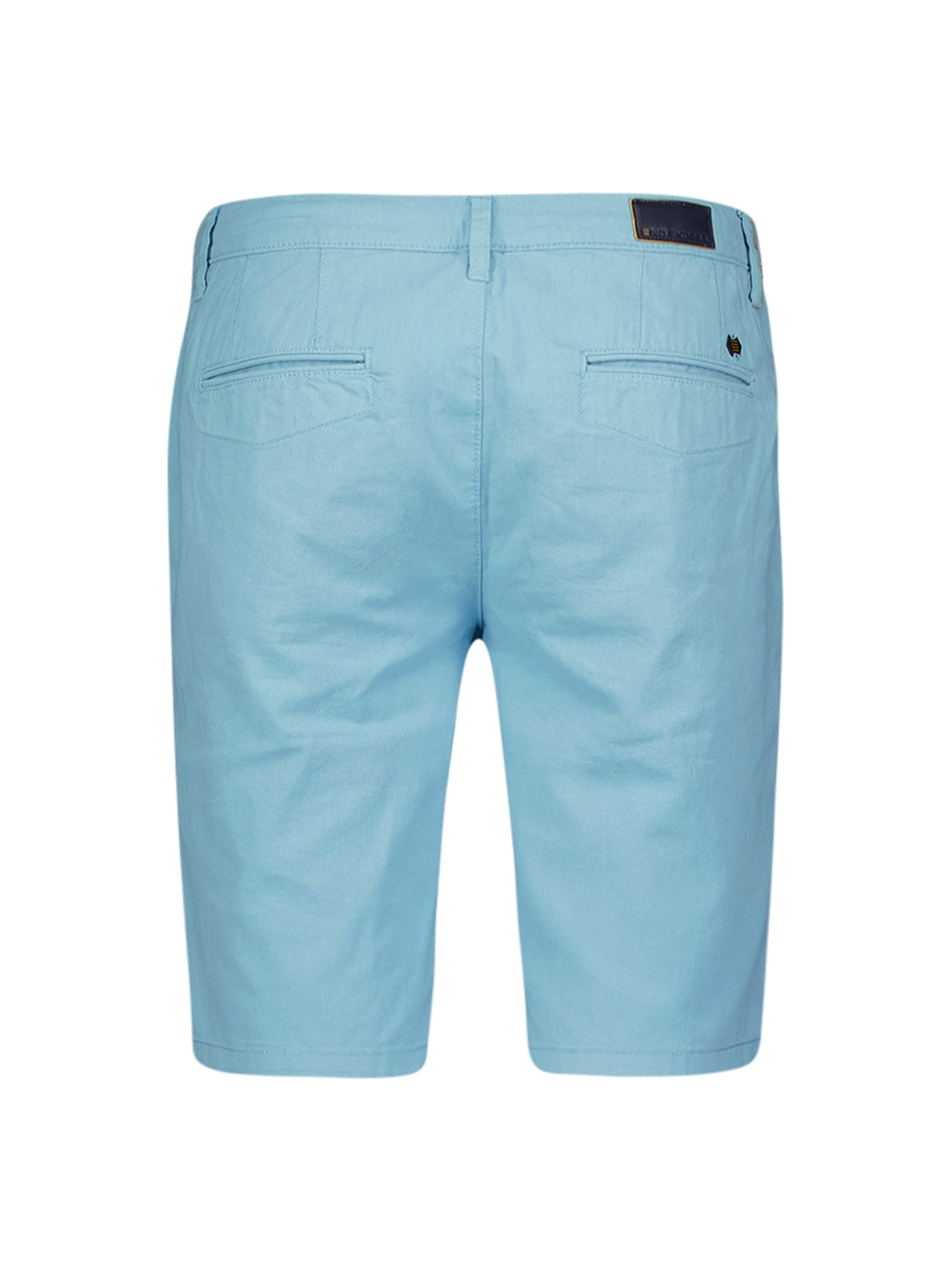 Short With Linen Garment Dyed | Aqua