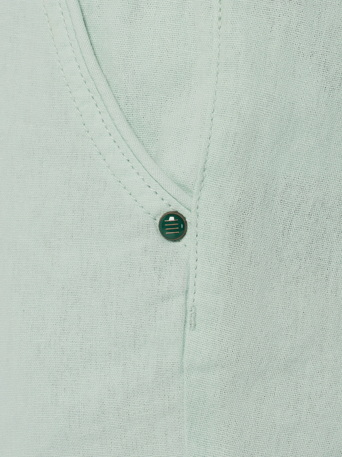 Short With Linen Garment Dyed | Mint
