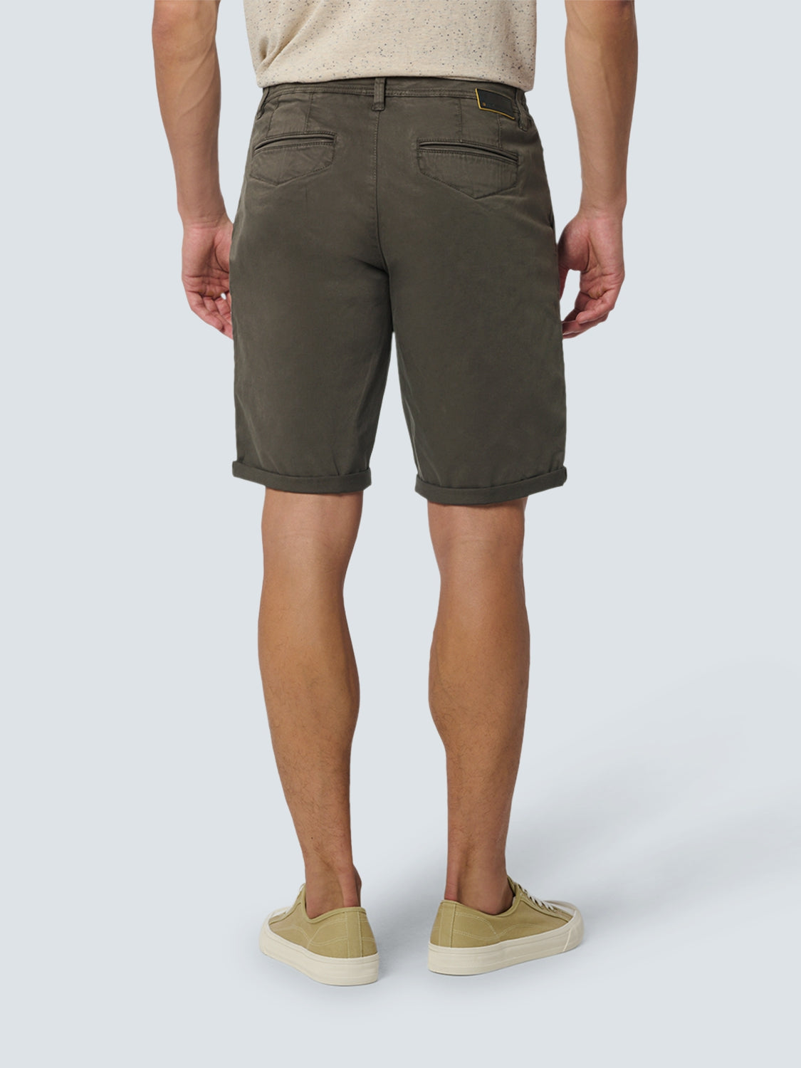 Short Chino Garment Dyed Twill Stretch | Motorblack