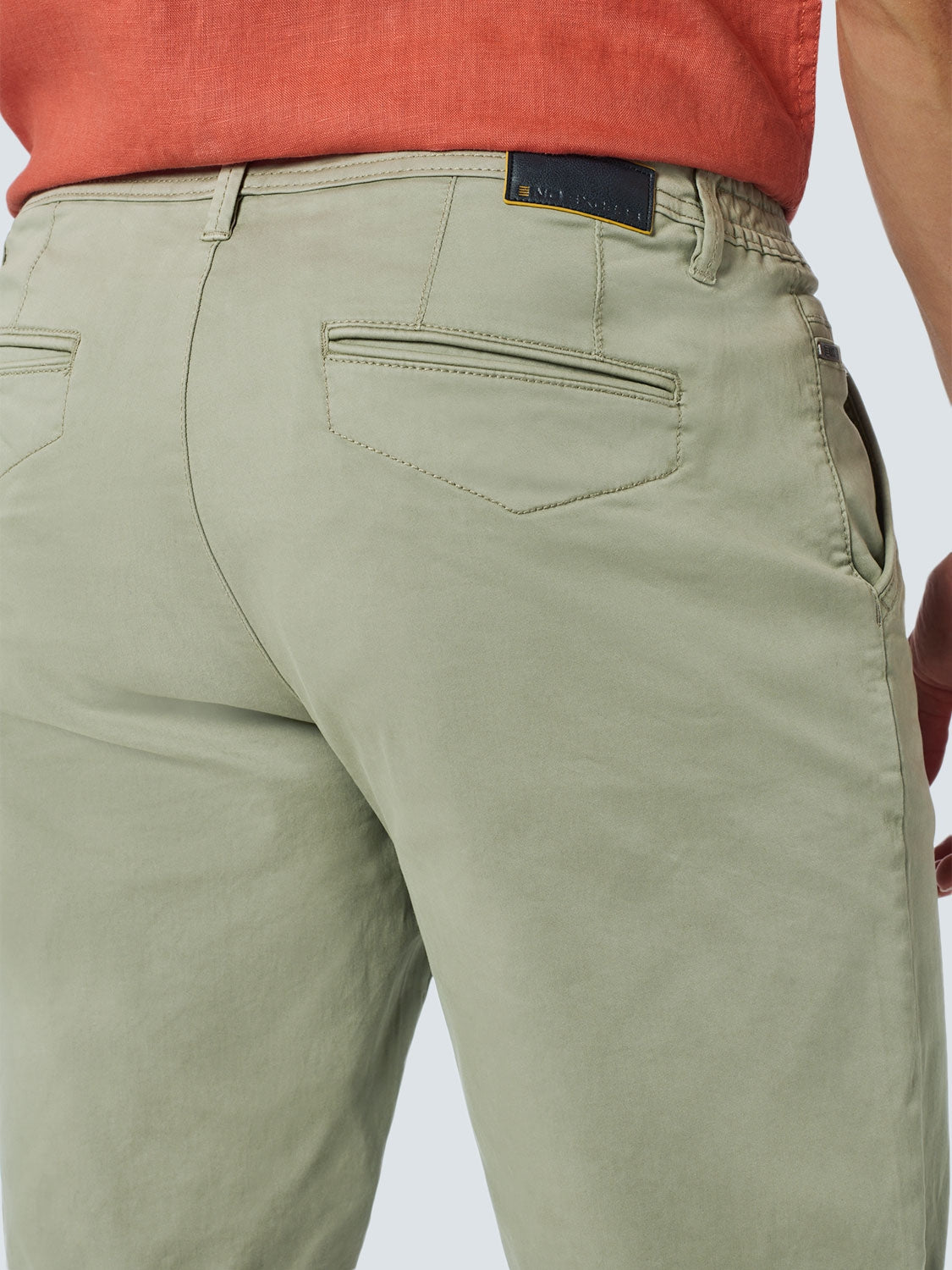 Short Chino Garment Dyed Twill Stretch | Smoke