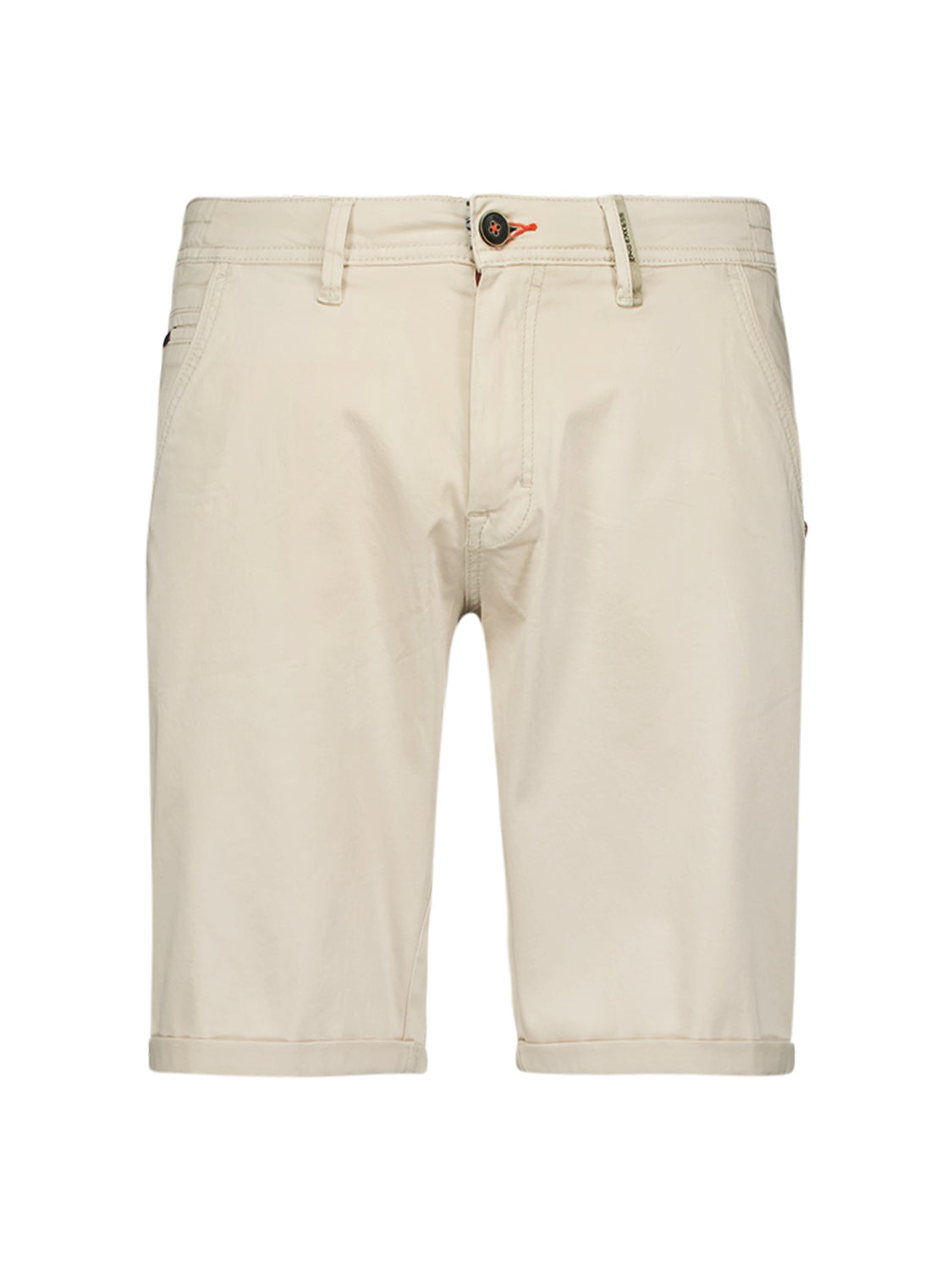 Short Chino Garment Dyed Twill Stretch | Cement