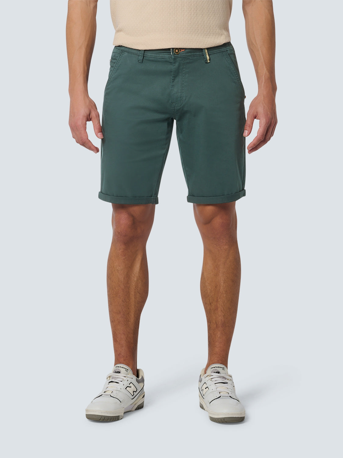 Short Chino Garment Dyed Twill Stretch | Shadow Blue