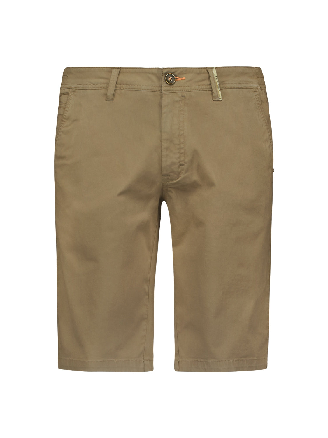 Short Chino Garment Dyed Twill Stretch | Almond