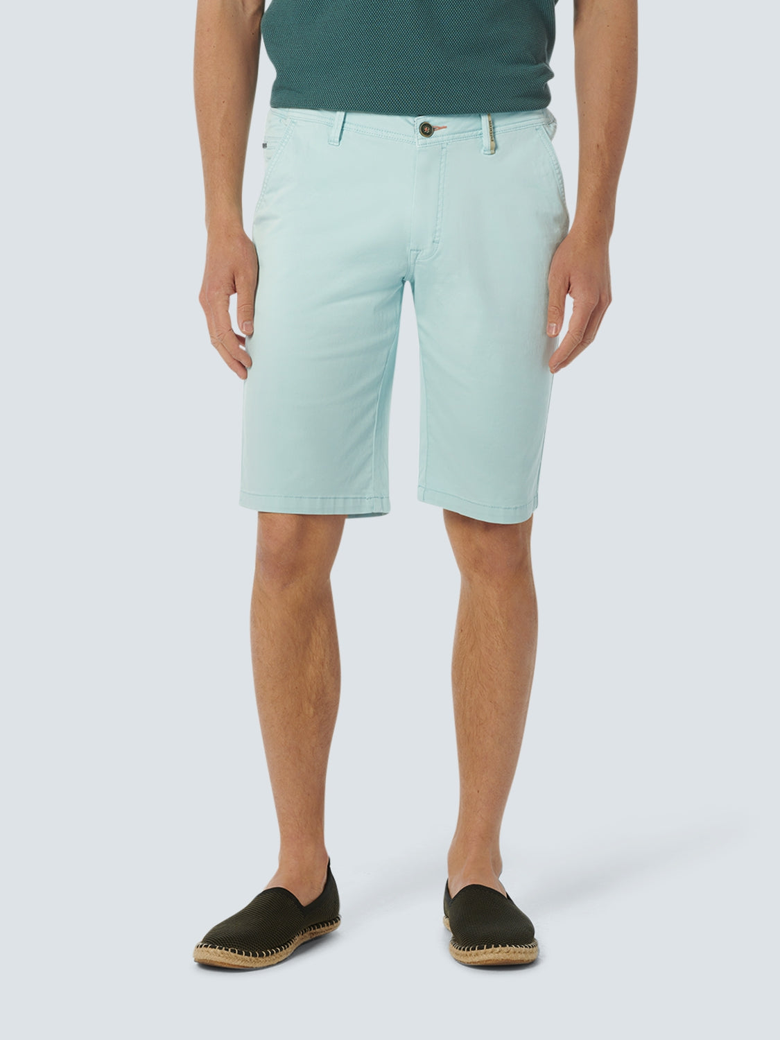 Short Chino Garment Dyed Twill Stretch | Ice