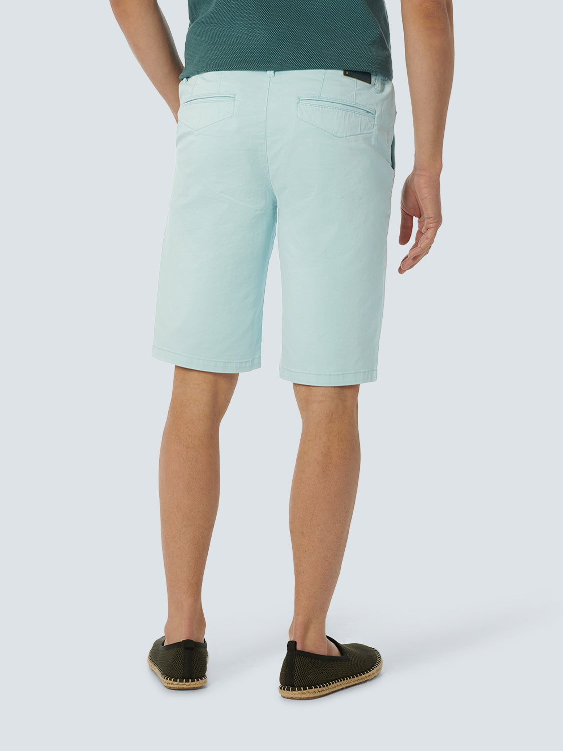 Short Chino Garment Dyed Twill Stretch | Ice