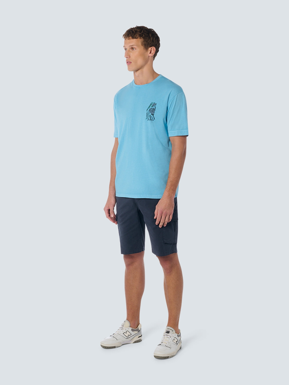 Short Cargo Garment Dyed + Stone Washed Stretch | Night