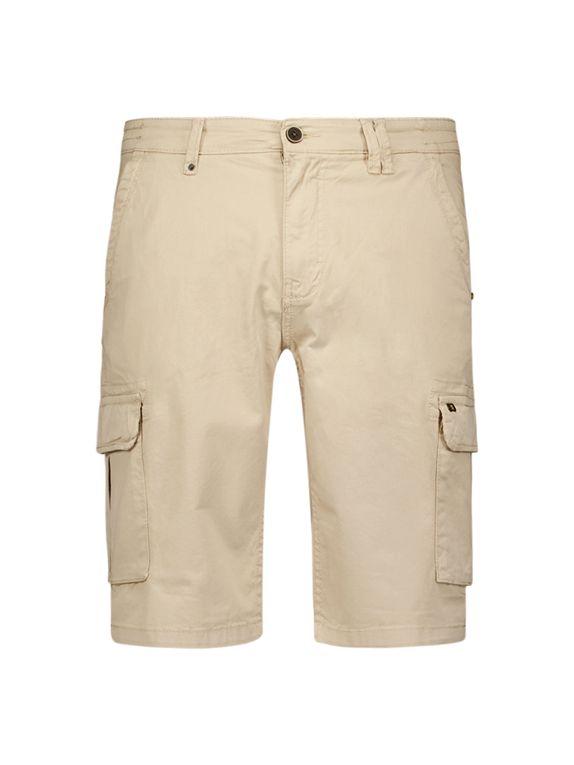 Short Cargo Garment Dyed + Stone Washed Stretch | Cement